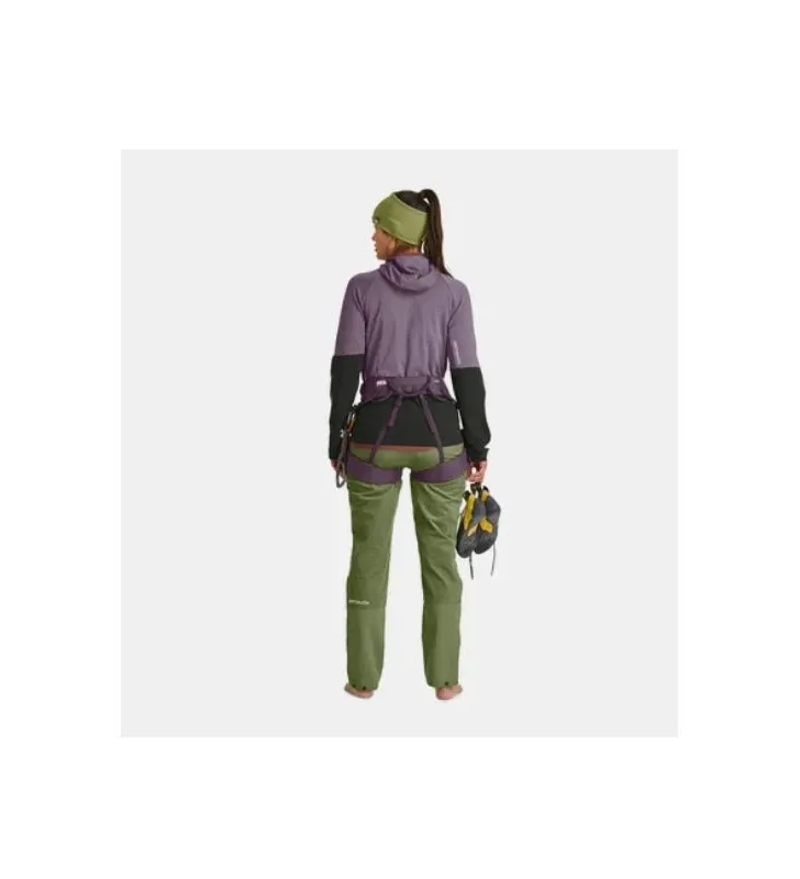 ORTOVOX FLEECE RIB HOODY WOMAN
