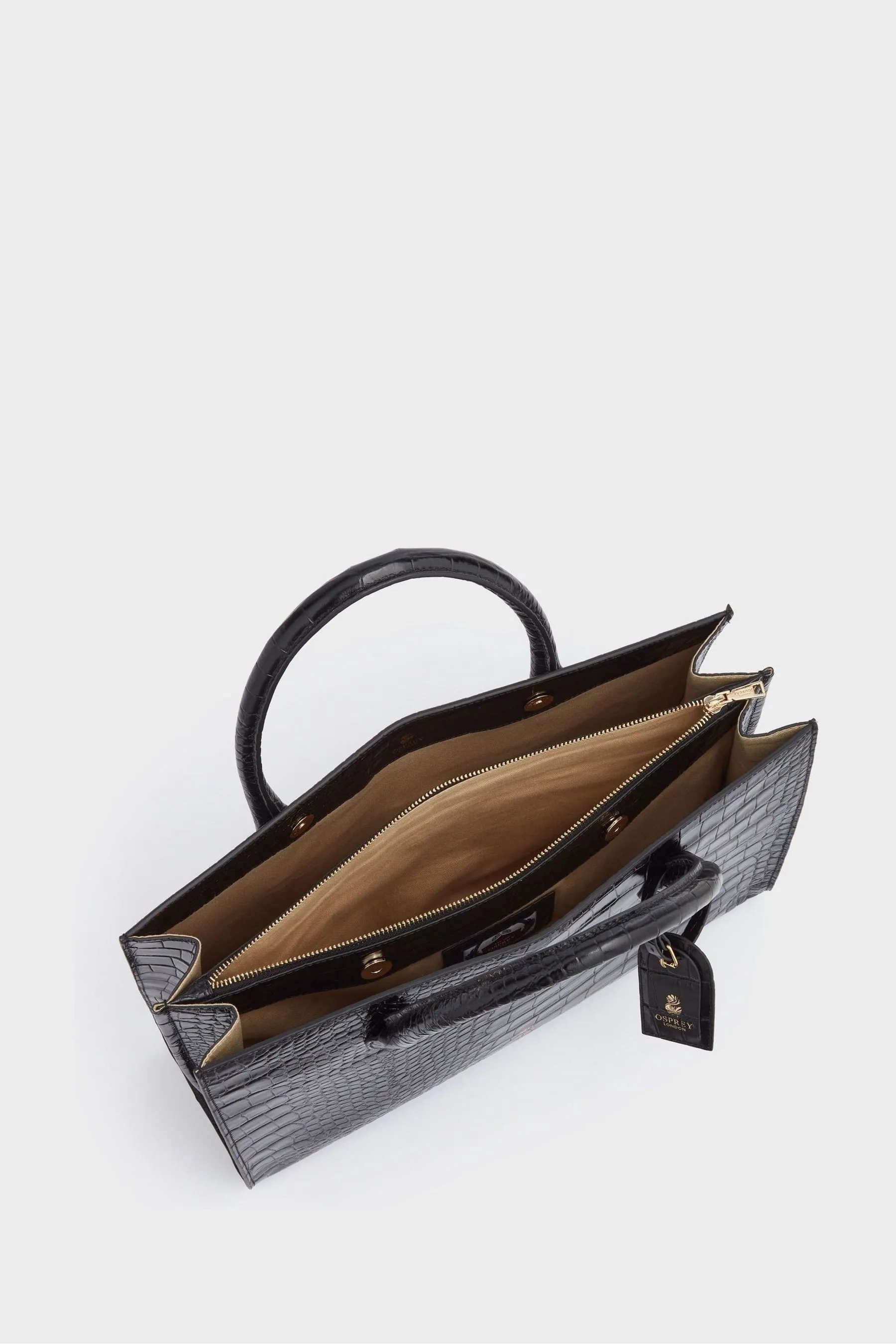 OSPREY LONDON - Wentworth - Borsa tote in pelle italiana    
