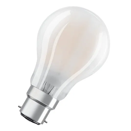 OSRAM LED B22d Classic A 6,5W 2.700K satinato
