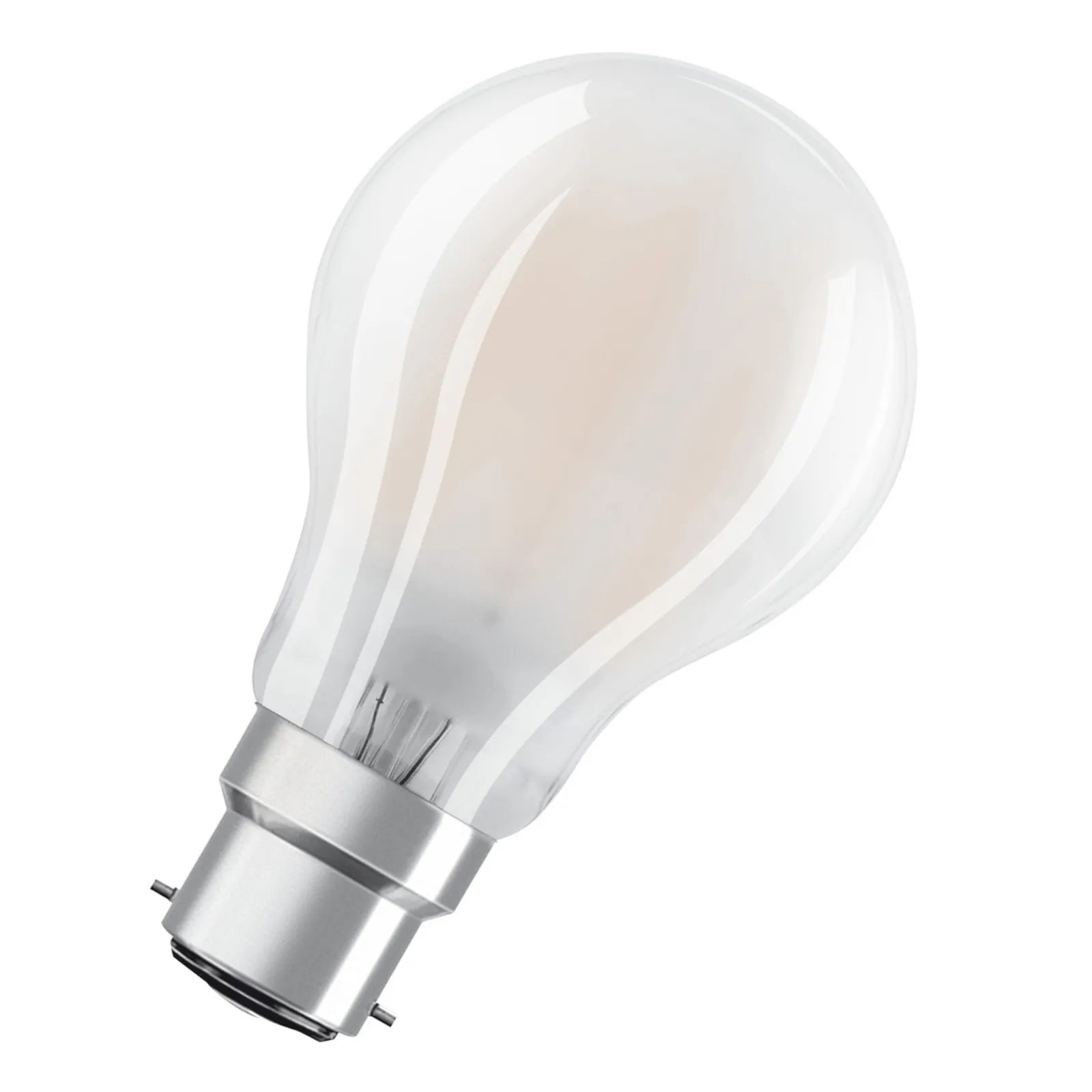 OSRAM LED B22d Classic A 6,5W 2.700K satinato
