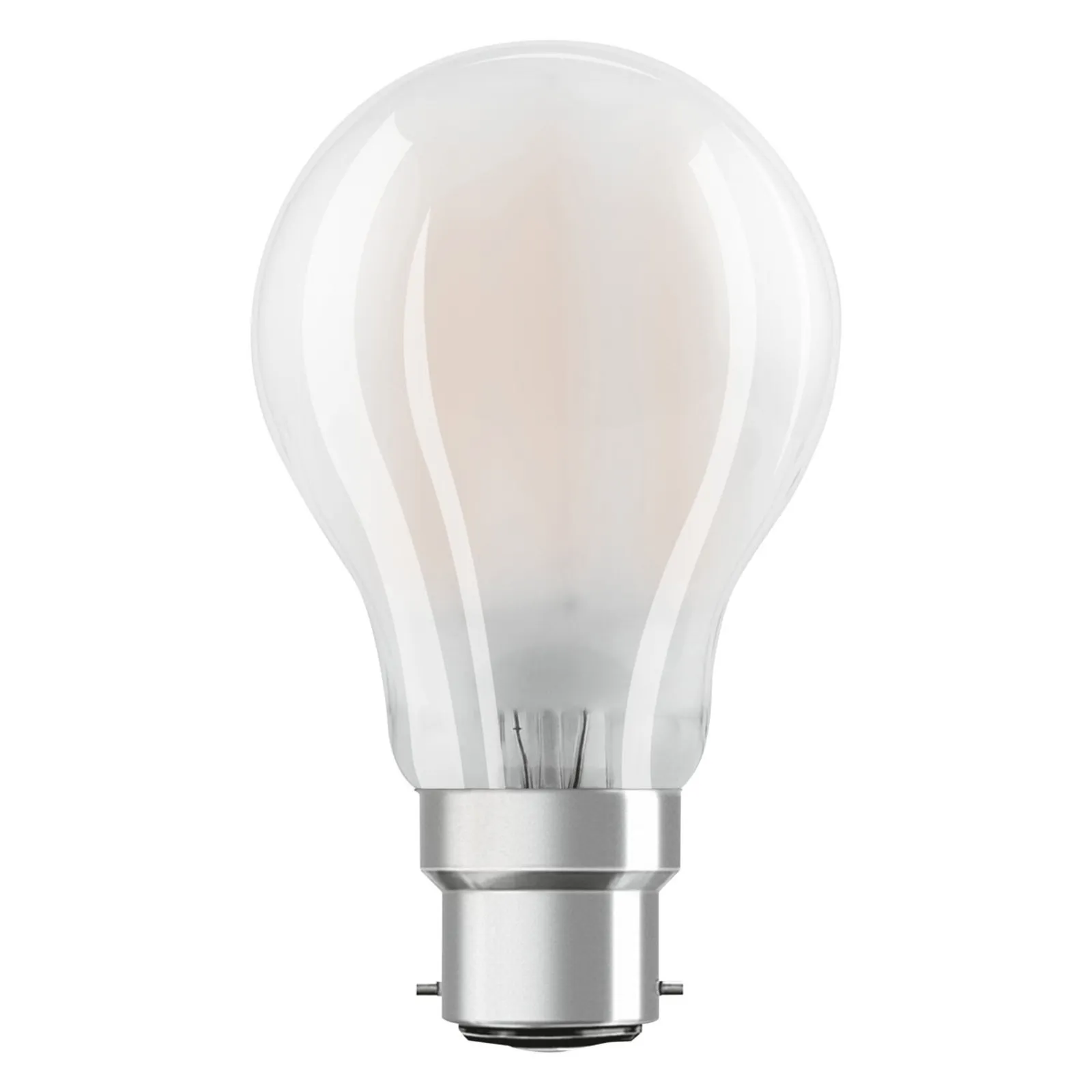 OSRAM LED B22d Classic A 6,5W 2.700K satinato