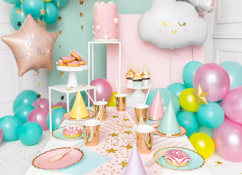Palloncino foil compleanno rosa cipria 40cm