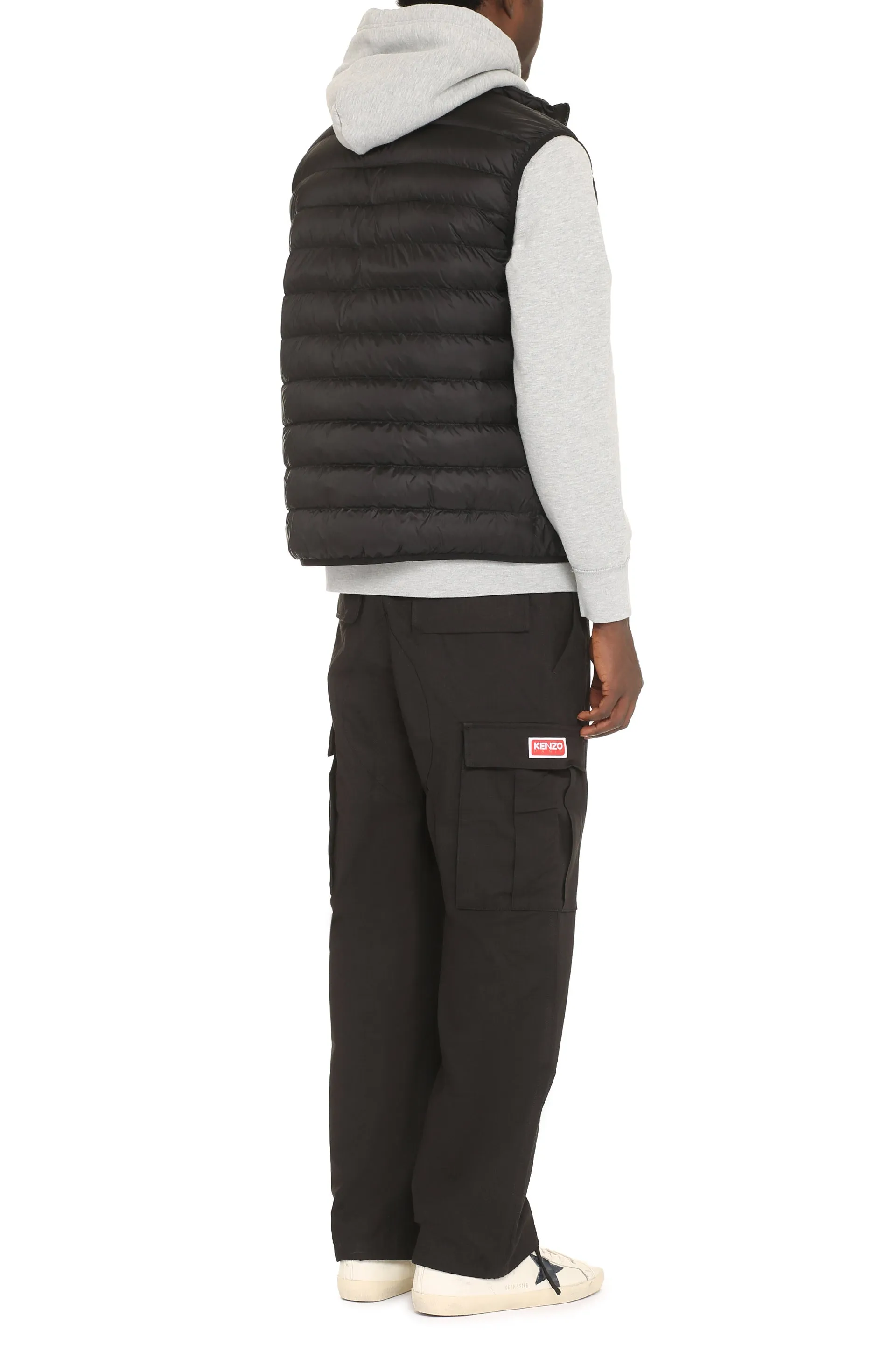 Palm Angels Gilet imbottito con chiusura a zip