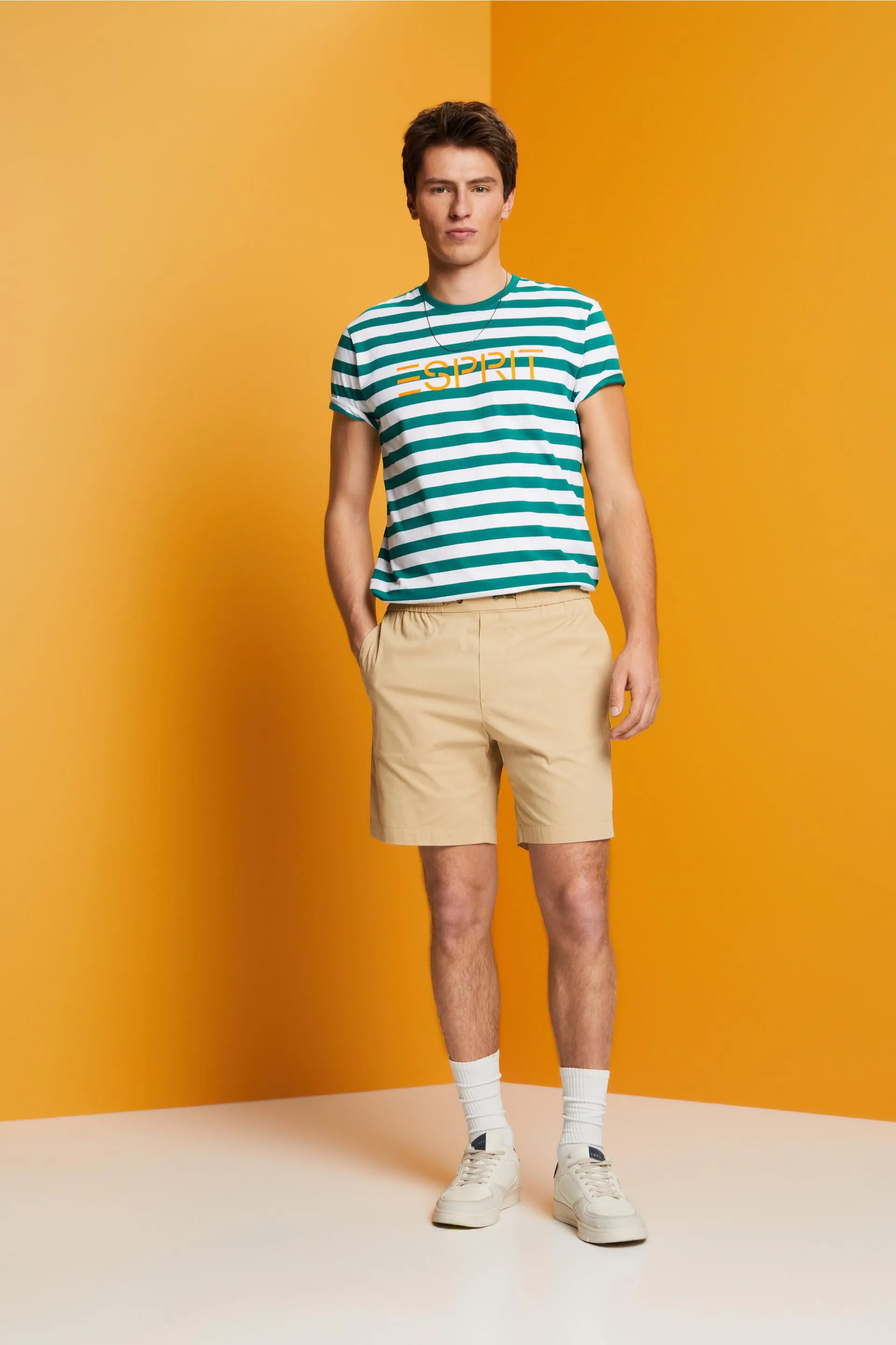 Pantaloncini in popeline di cotone