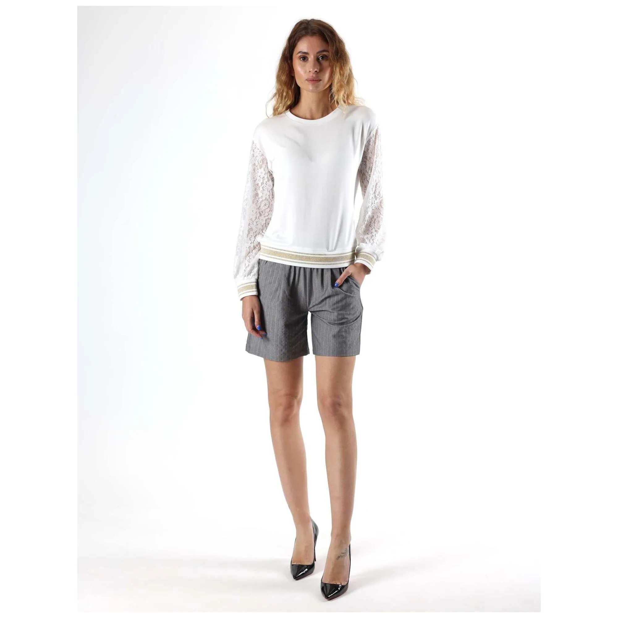 Pantaloncini popeline Leone Be Glam