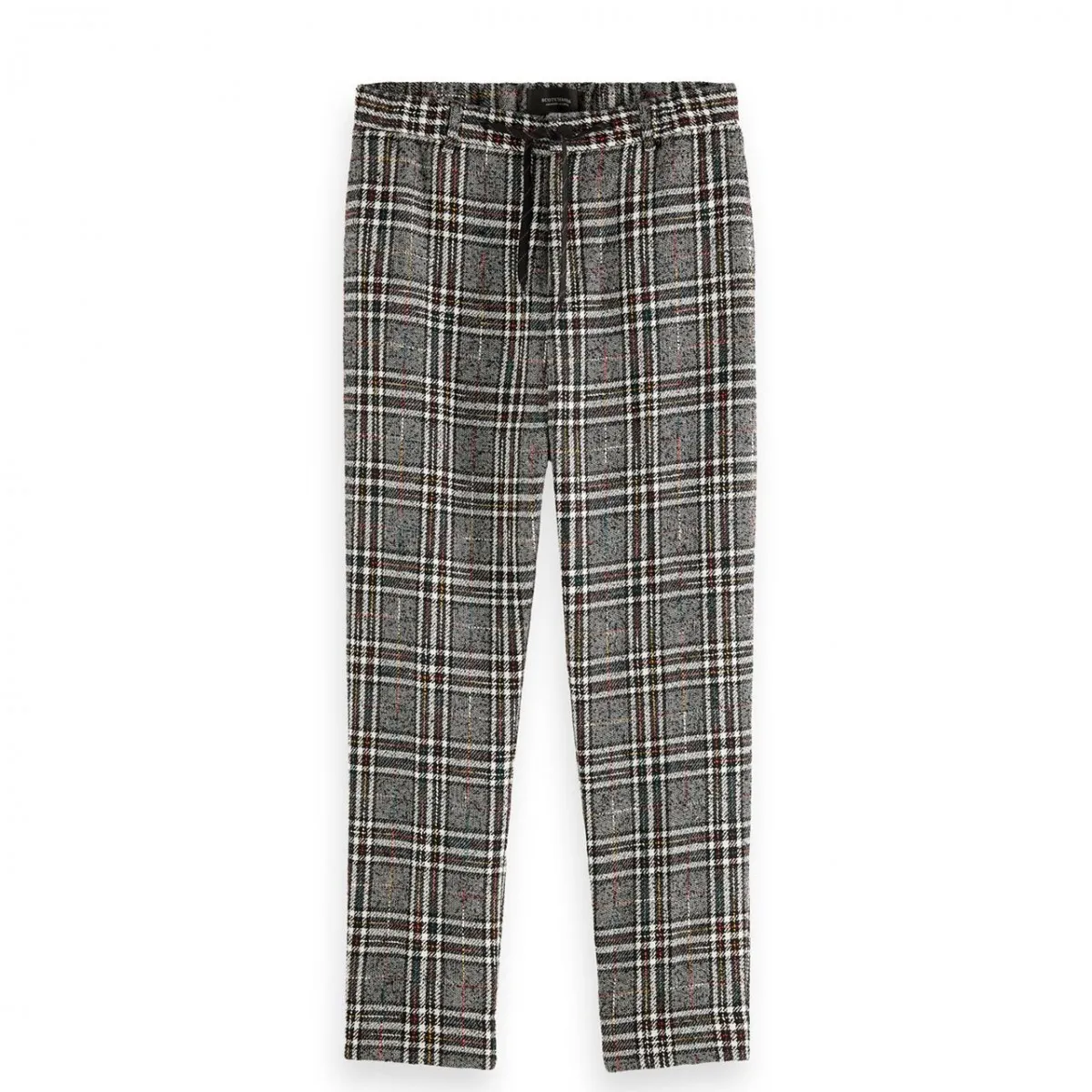 Pantalone A Quadri, Nero