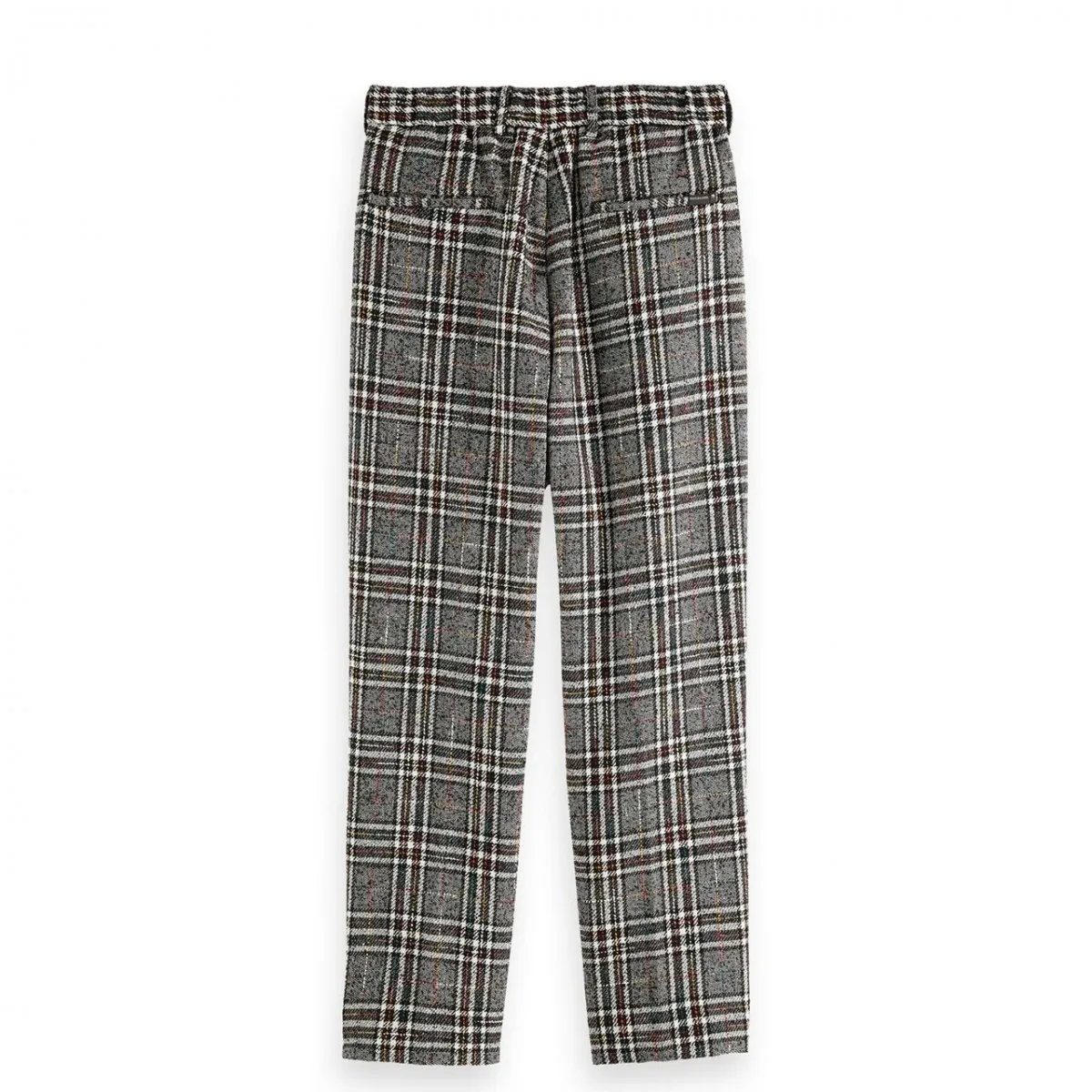 Pantalone A Quadri, Nero