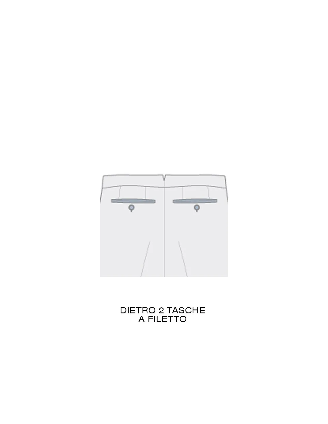 Pantalone con pinces in lana tela grigio scuro