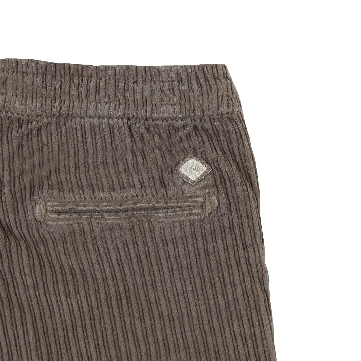 Pantalone Nk Ghirla In Velluto Tortora