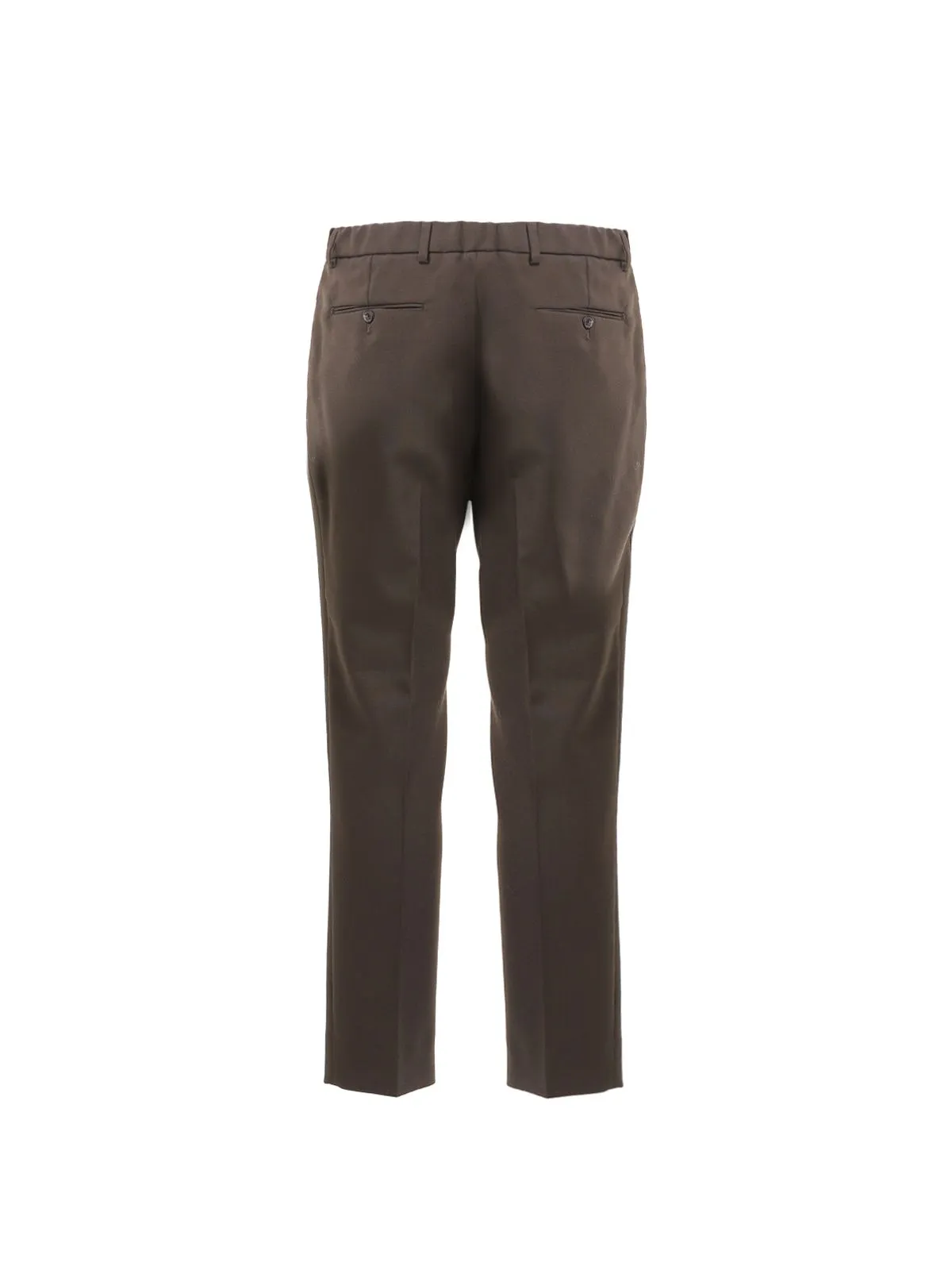 PANTALONE "RICCARDO" MARRONE IN LANA