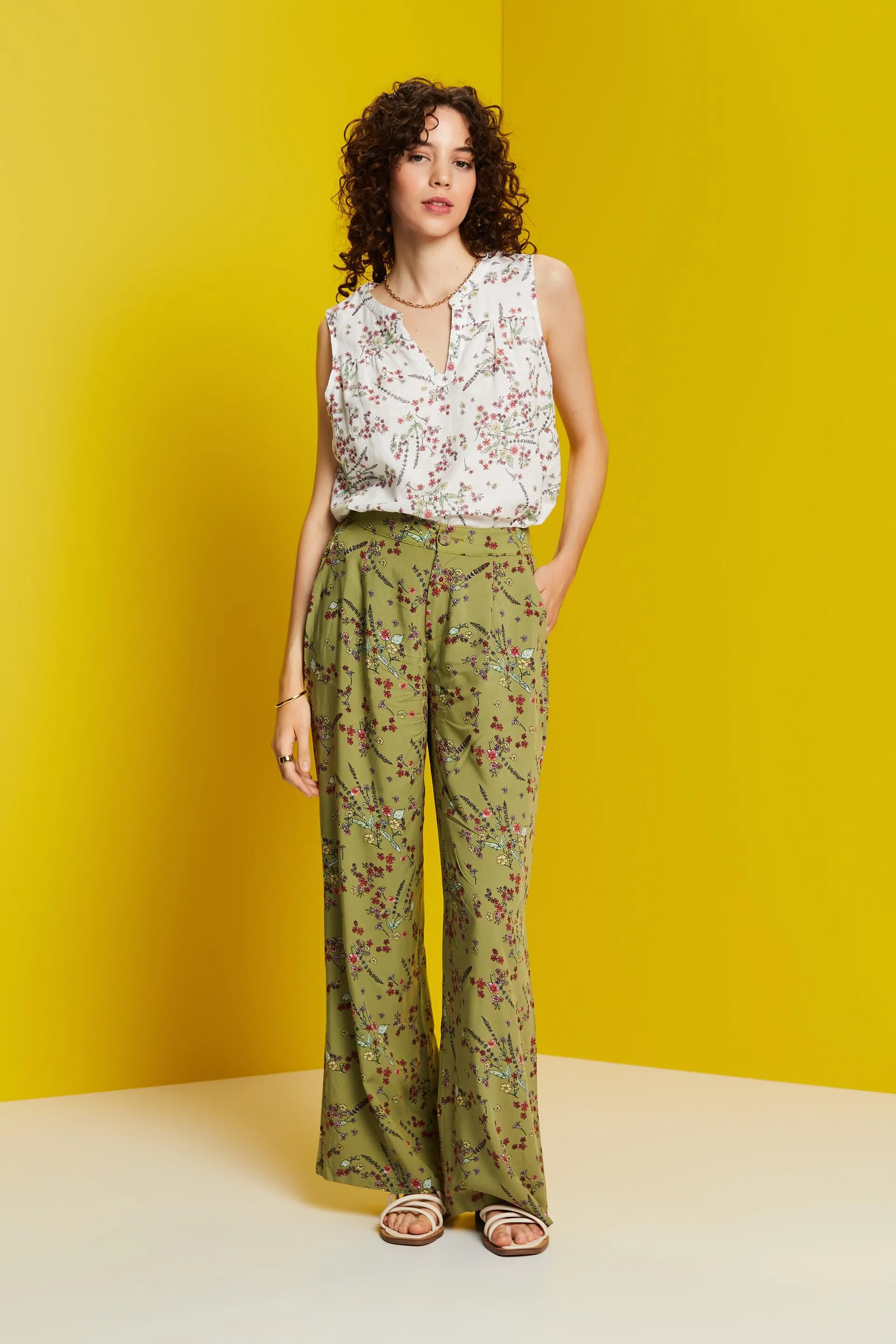 Pantaloni a gamba larga LENZING™ ECOVERO™