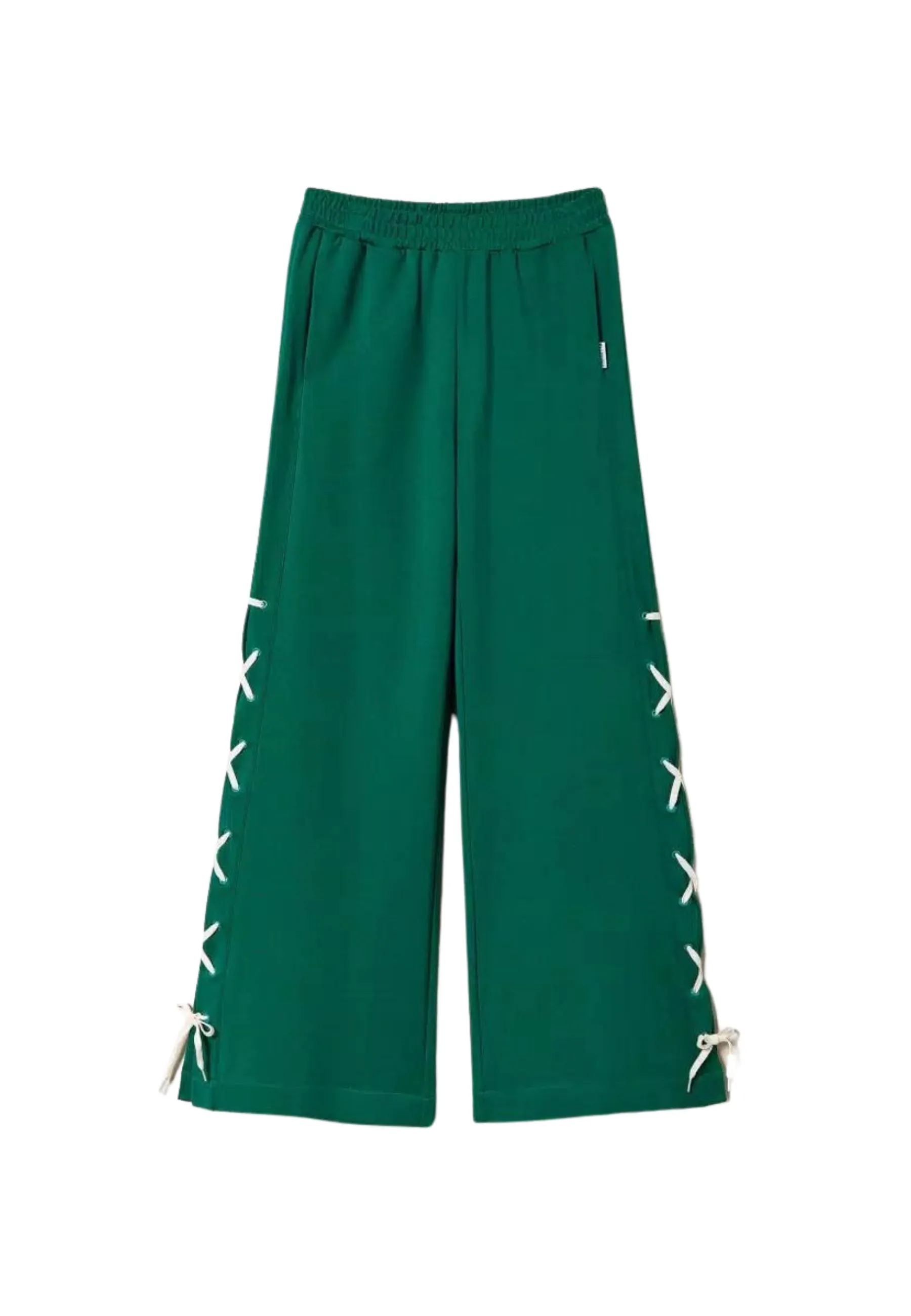 Pantaloni a palazzo con spacchi