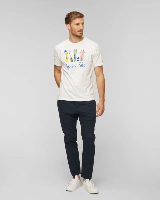 Pantaloni blu scuro in lana da uomo Dondup Pantalone Dom