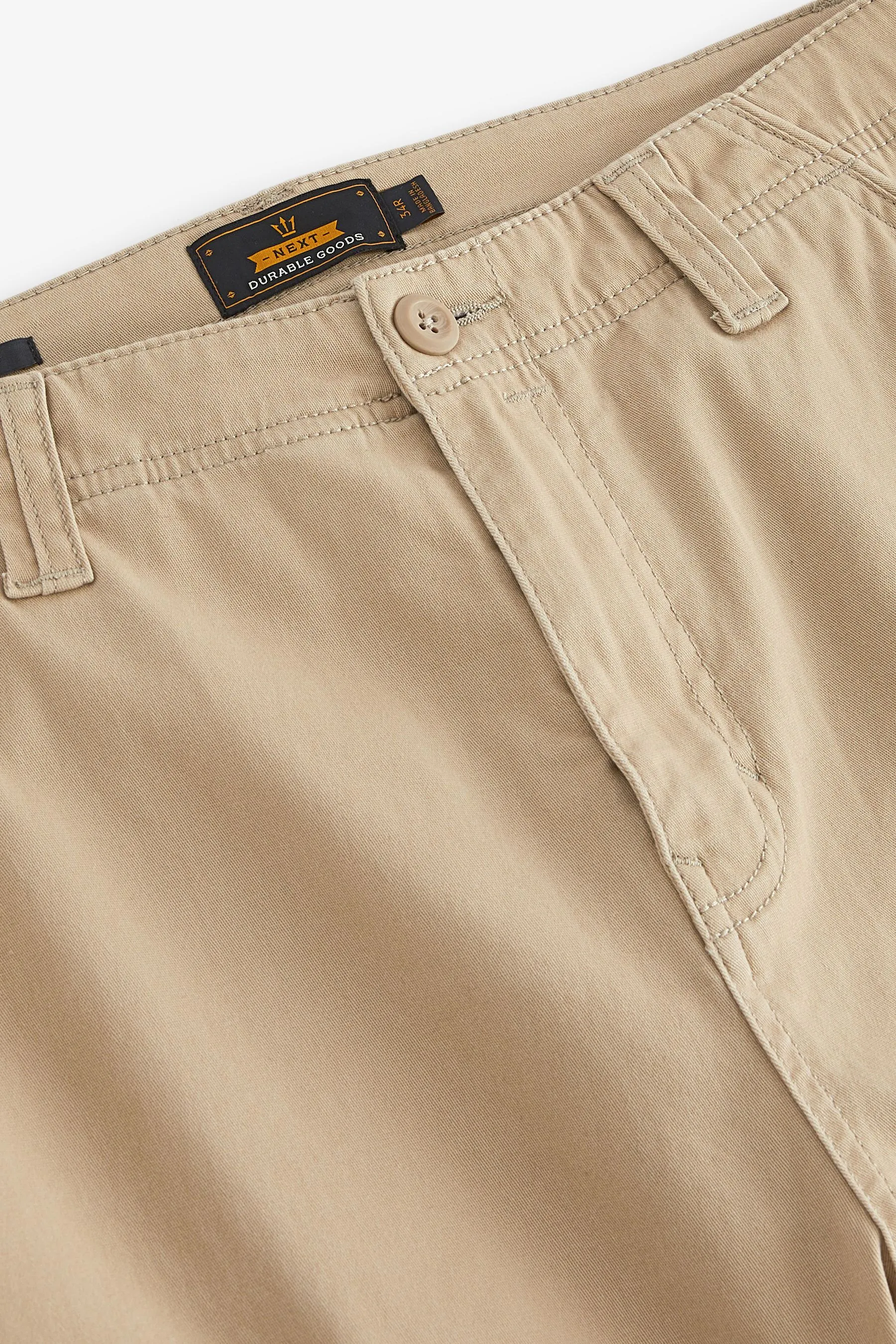 Pantaloni cargo stretch in cotone