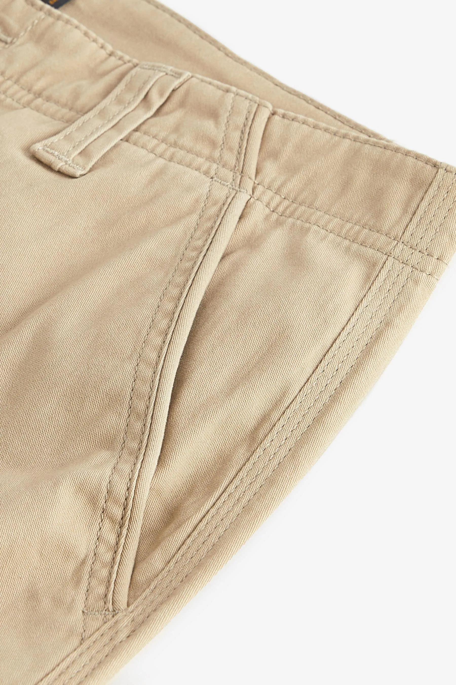 Pantaloni cargo stretch in cotone