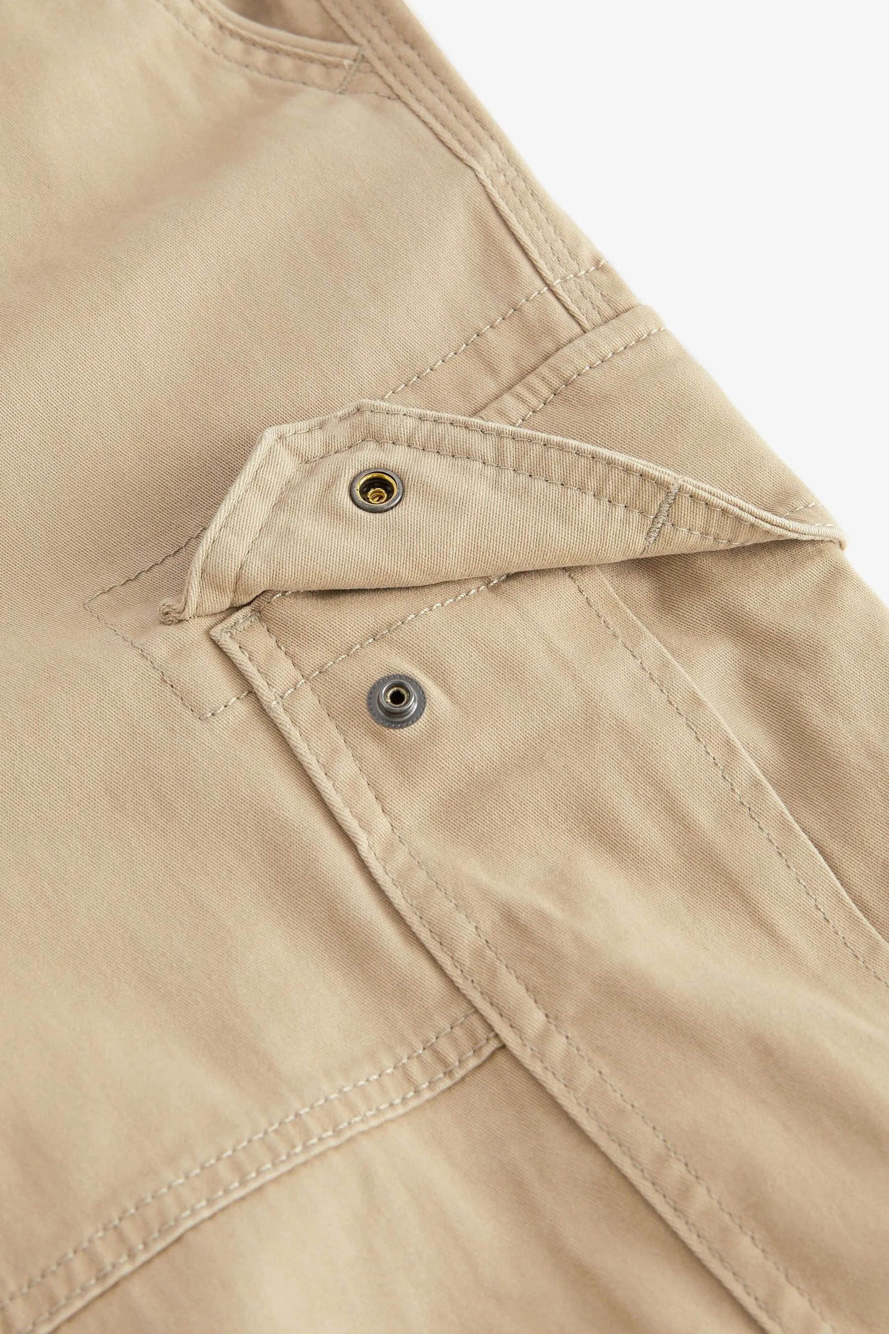 Pantaloni cargo stretch in cotone