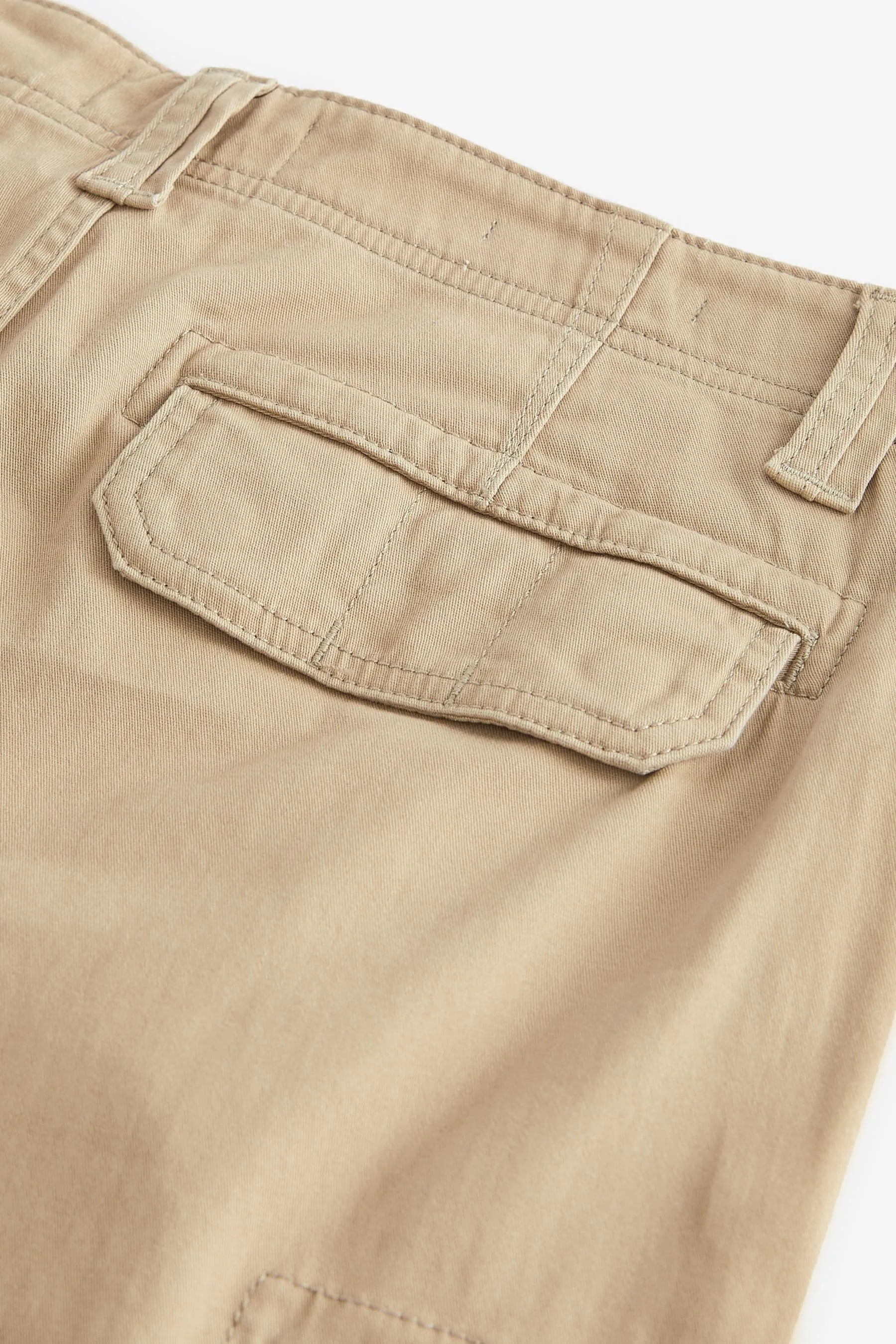 Pantaloni cargo stretch in cotone