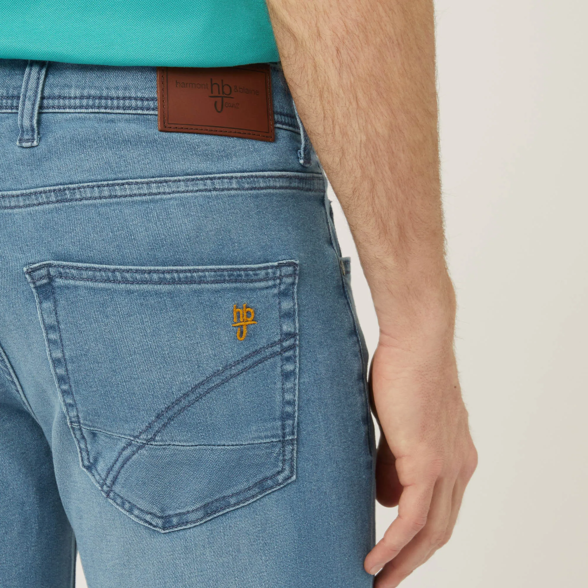 Pantaloni In Denim Slim Fit