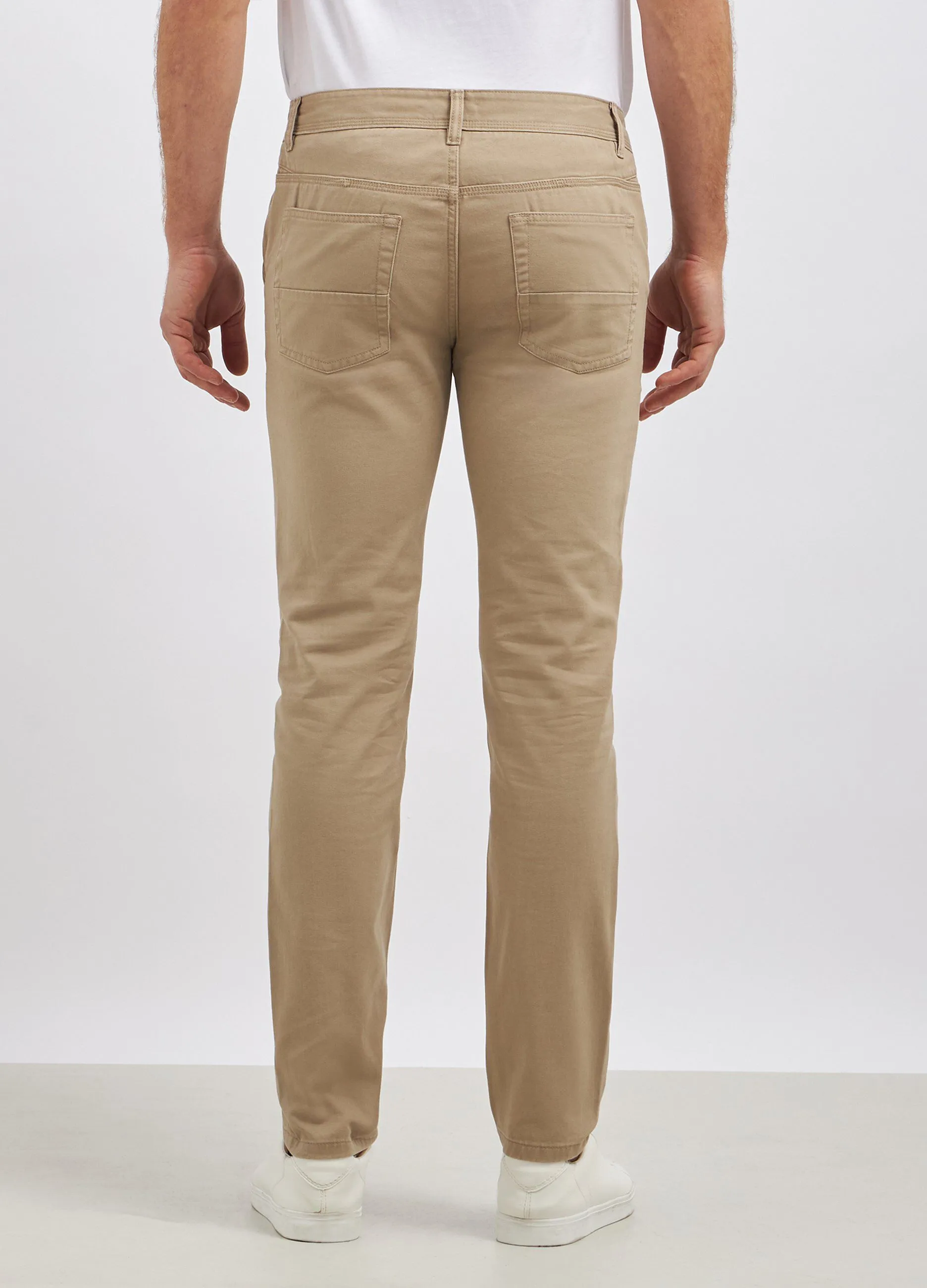 Pantaloni in puro cotone uomo