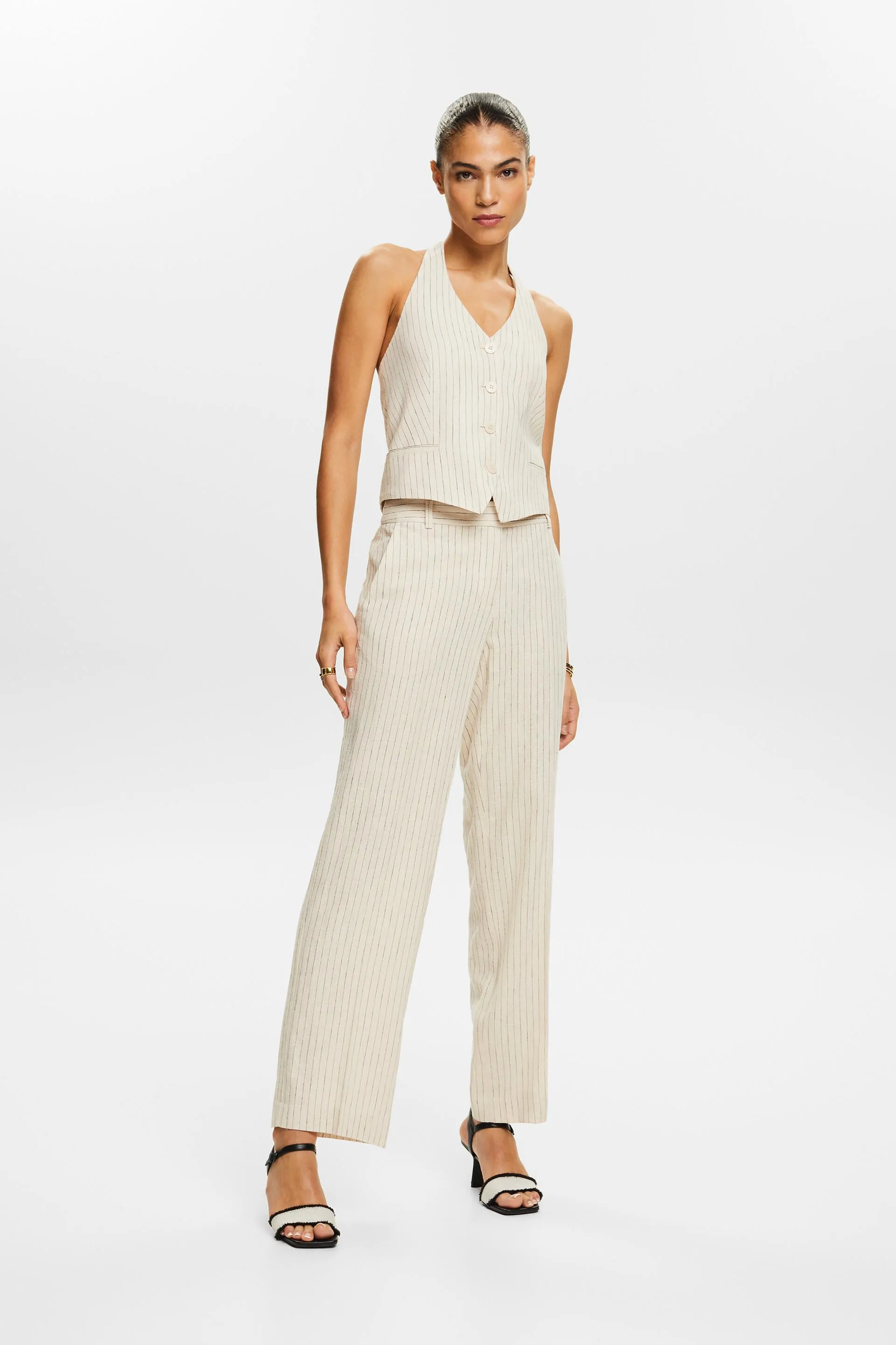 Pants woven
