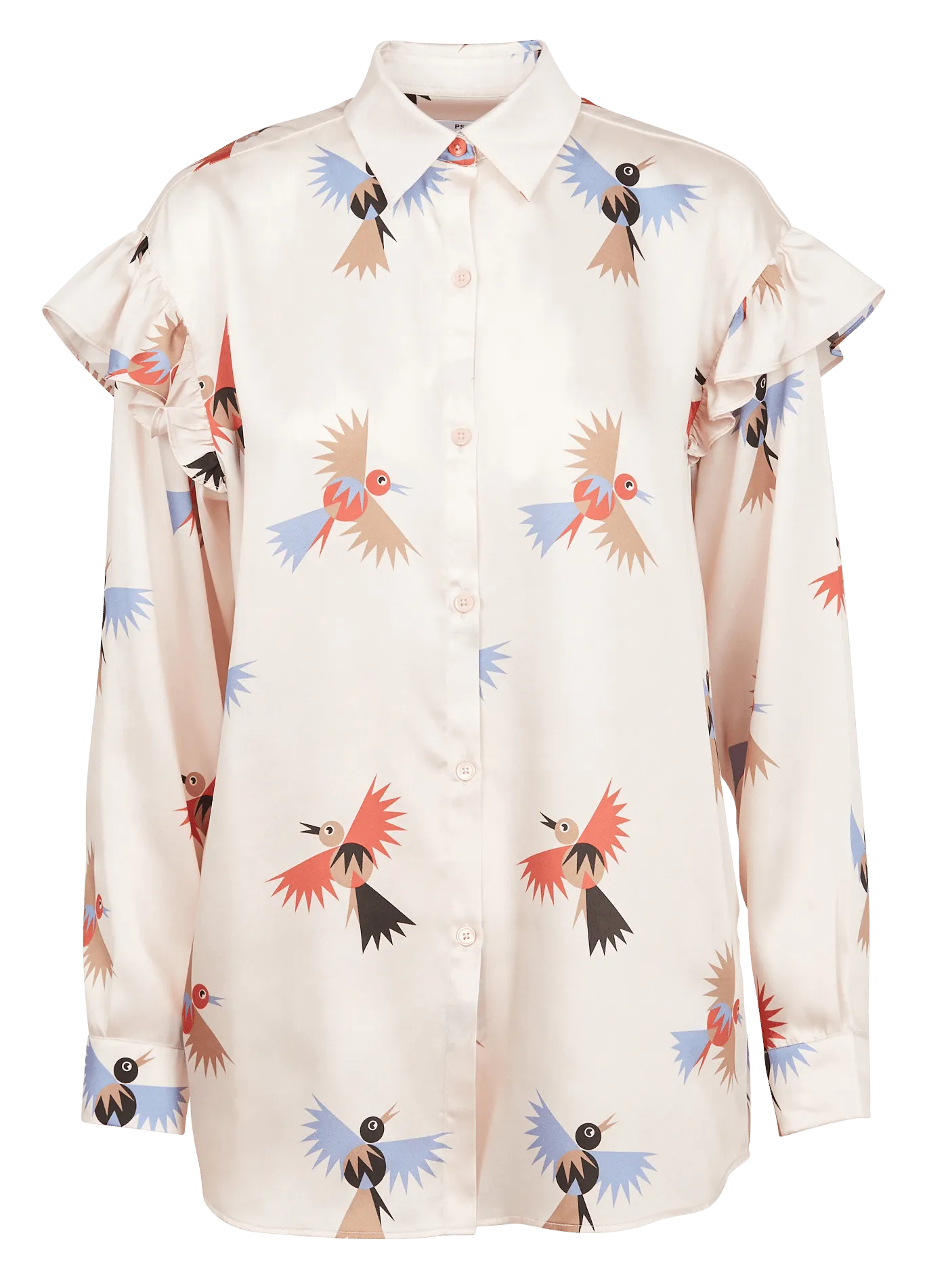  PAUL SMITH   Camicia collo classico stampata | Rosa