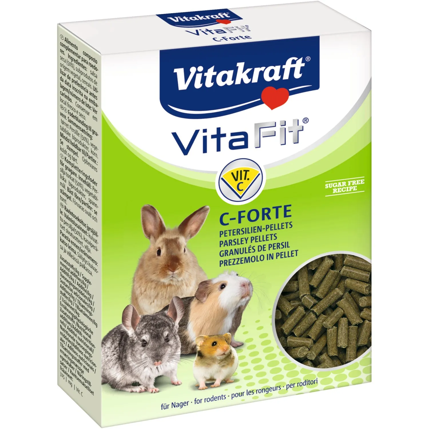 Pellettato per conigli Vitakraft Vita Fit C-Forte 100 g