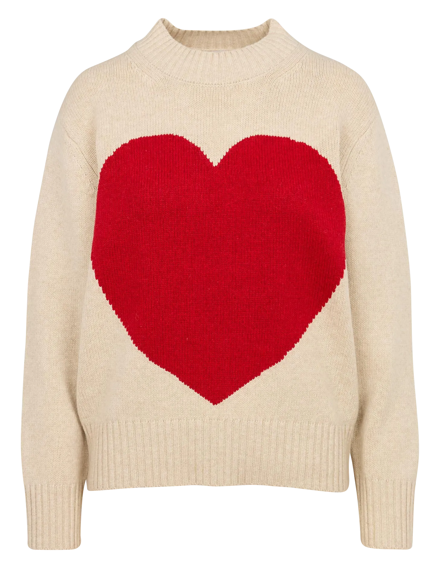  PETIT BATEAU   Maglione dritto in misto lana | Beige