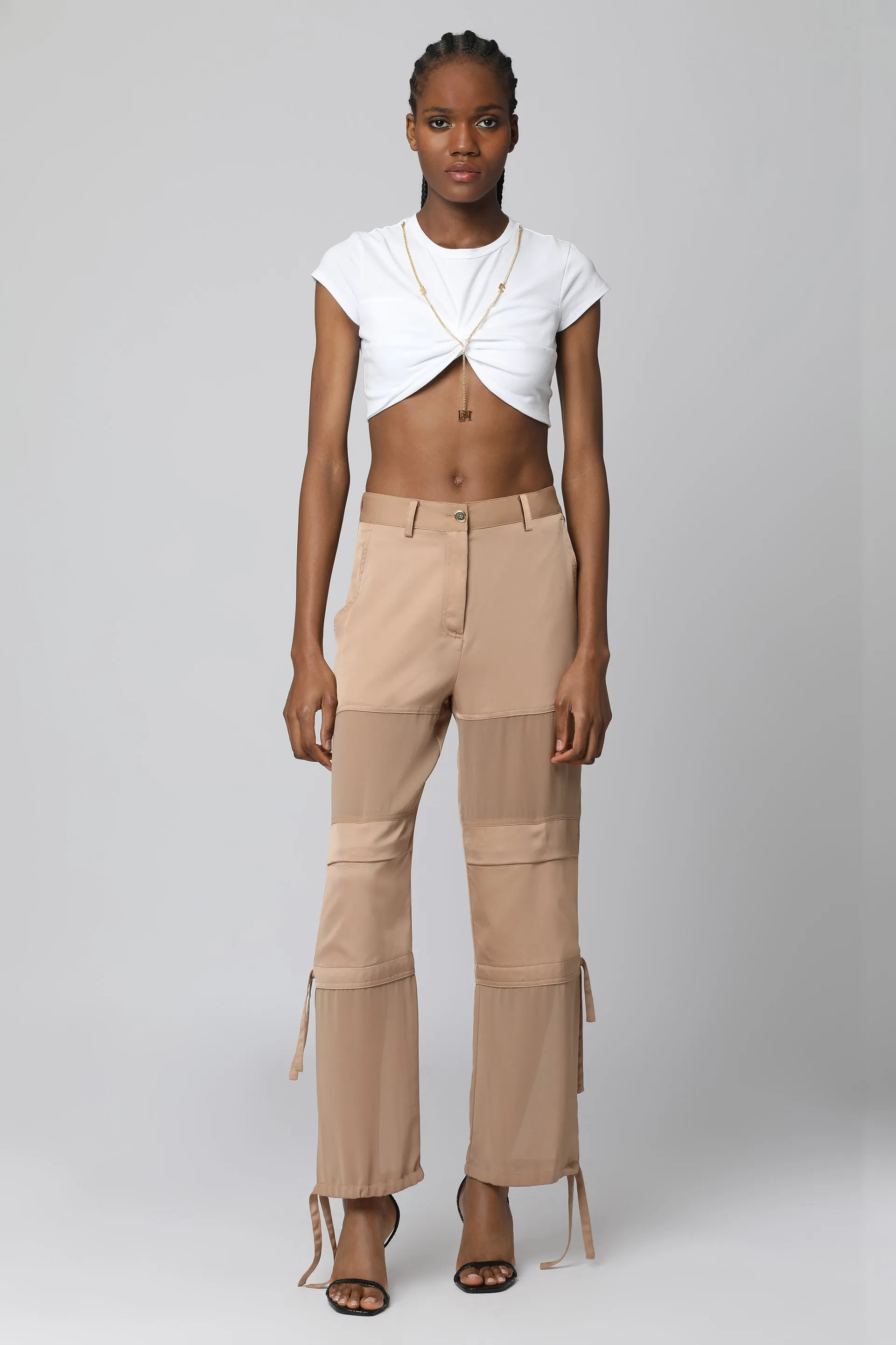 Pinko Pantaloni in raso
