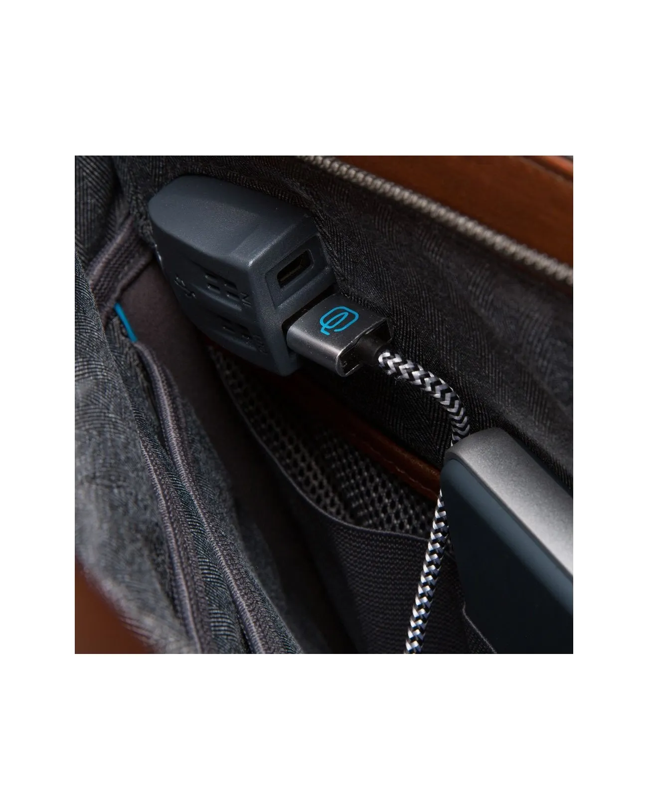 Piquadro Trolley bagaglio a mano porta PC 15,6