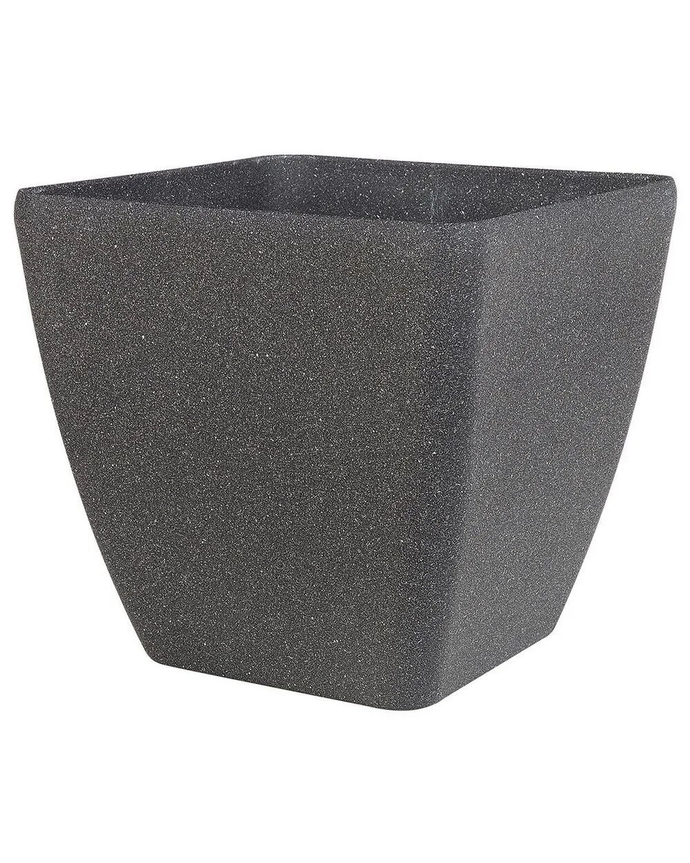 Plant Pot ZELI Stone 34 cm Dark Grey