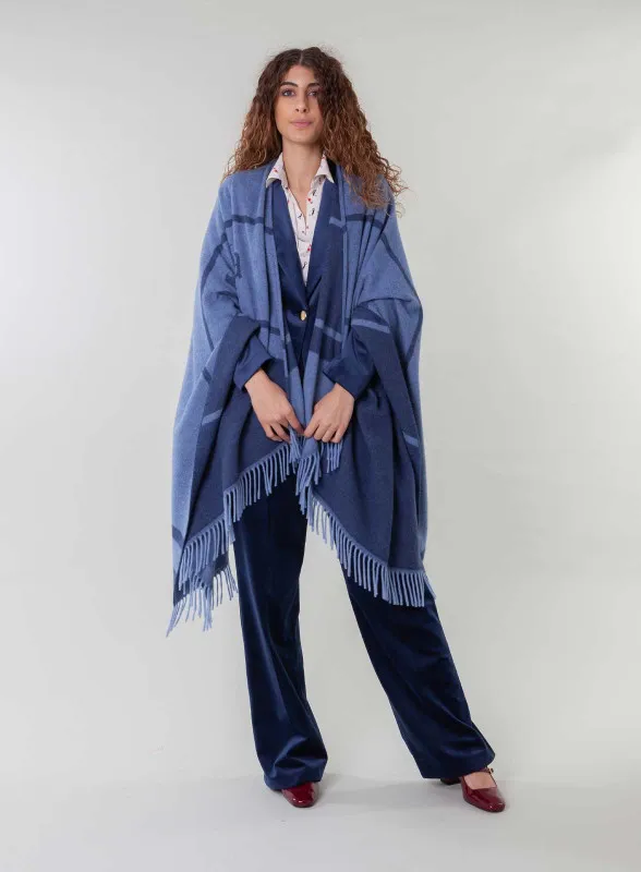 Poncho in lana carta da zucchero - Max Mara Leisure