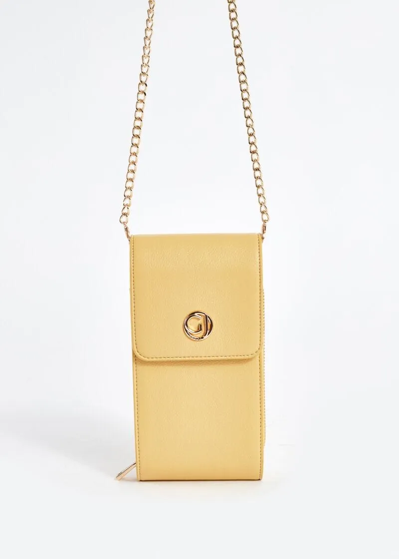 Portacellulare in similpelle con logo