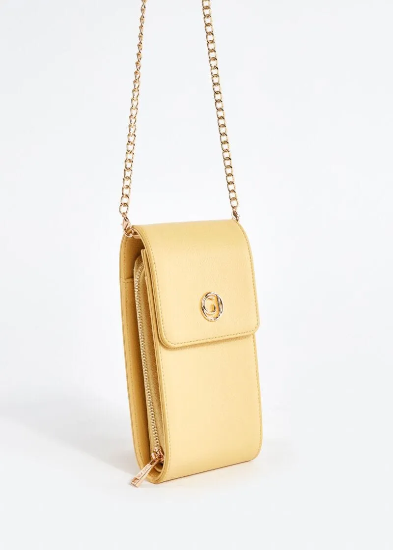 Portacellulare in similpelle con logo