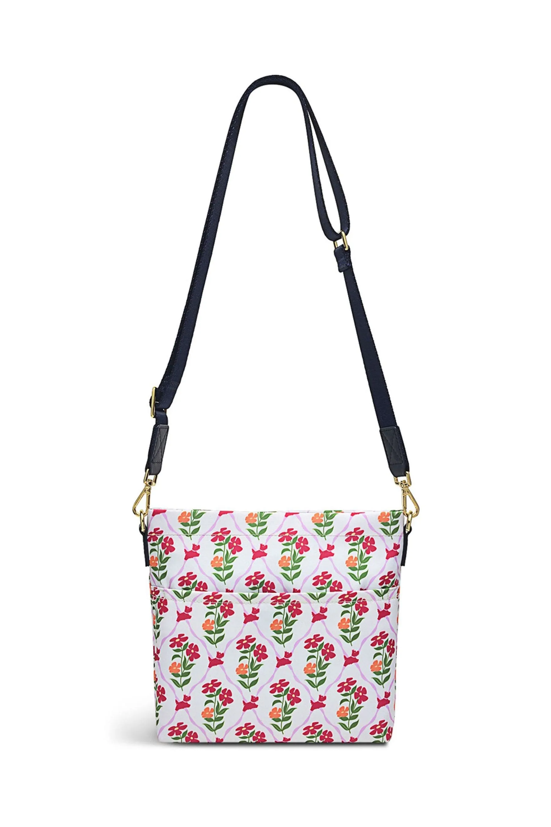 Radley London - Small Finsbury Park - Giostra Floreale - Bianco a tracolla con zip sulla parte superiore - Borsa
