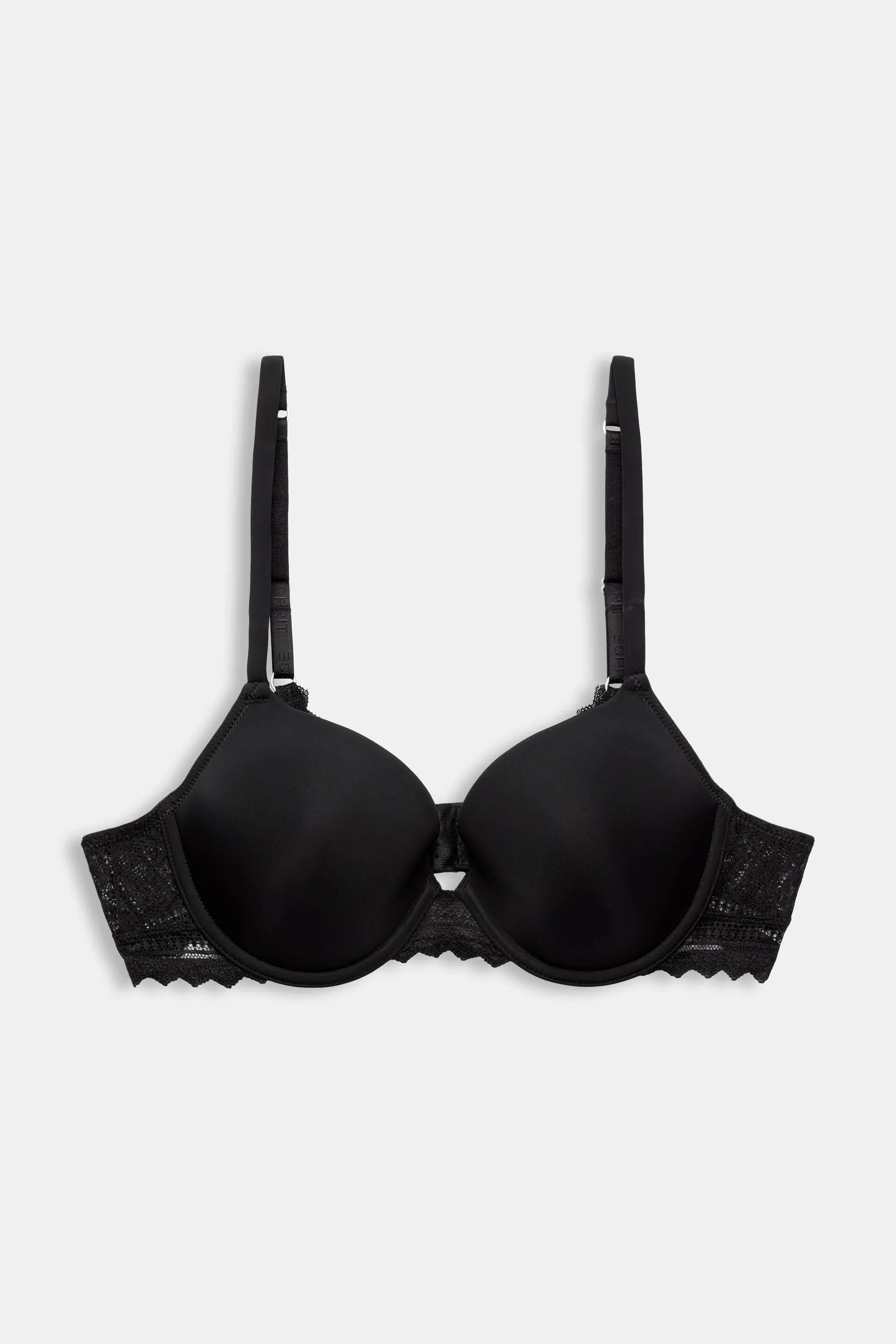 Reggiseno in pizzo imbottito e con ferretto