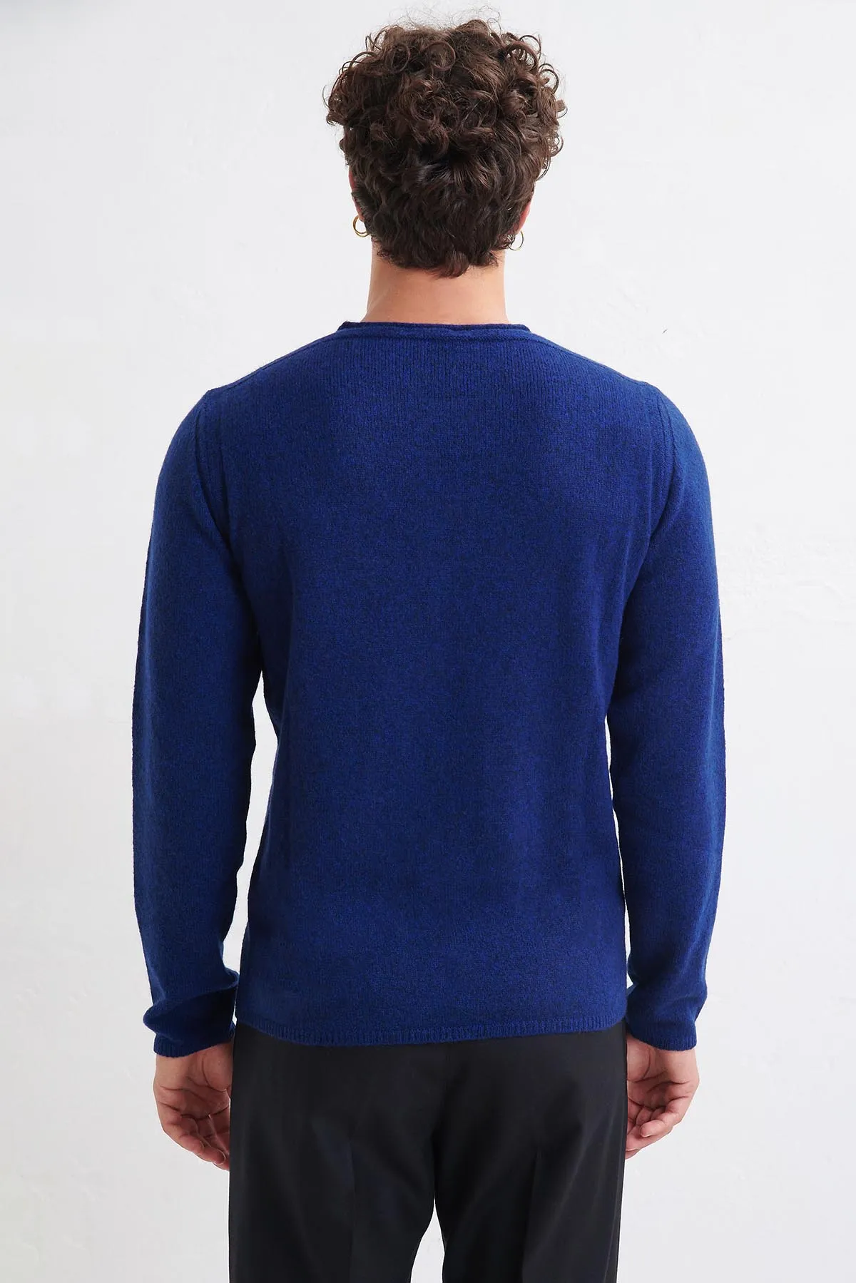 Roberto Collina Maglia girocollo in Lana e Baby Camel