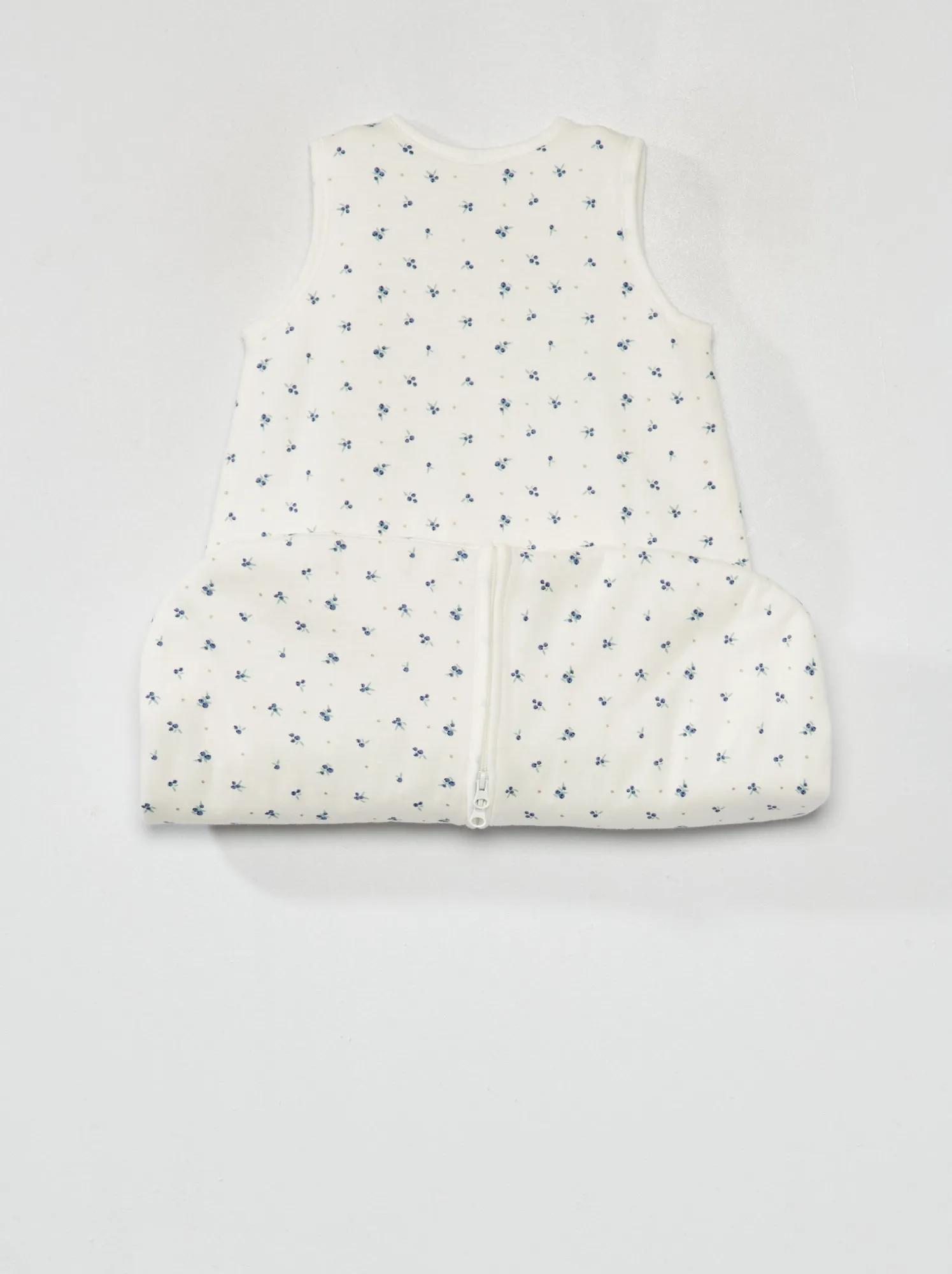 Sacco nanna senza maniche apertura con zip - TOG 2 - BIANCO