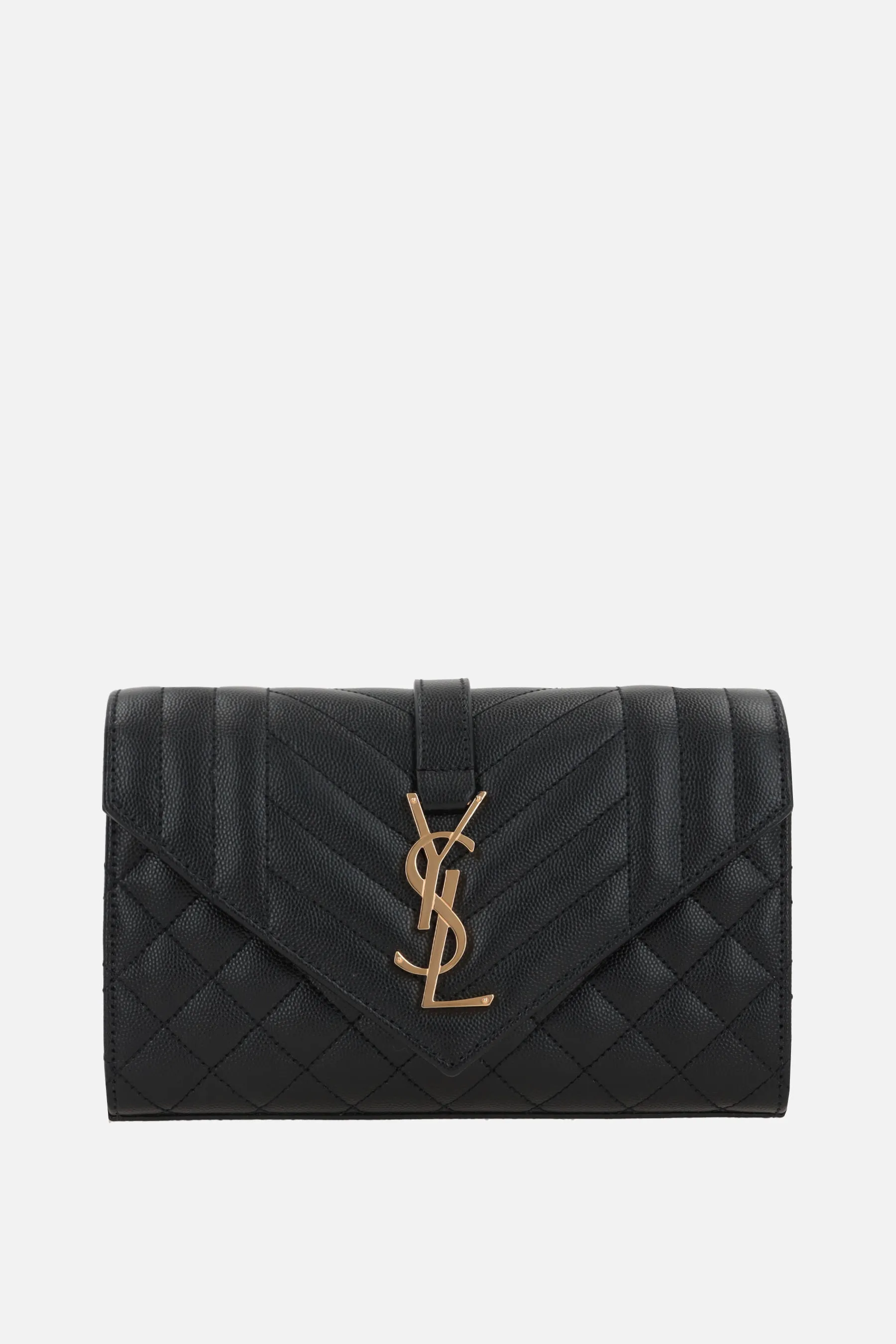  SAINT LAURENT borsa a tracolla Envelope small in pelle matelassé 