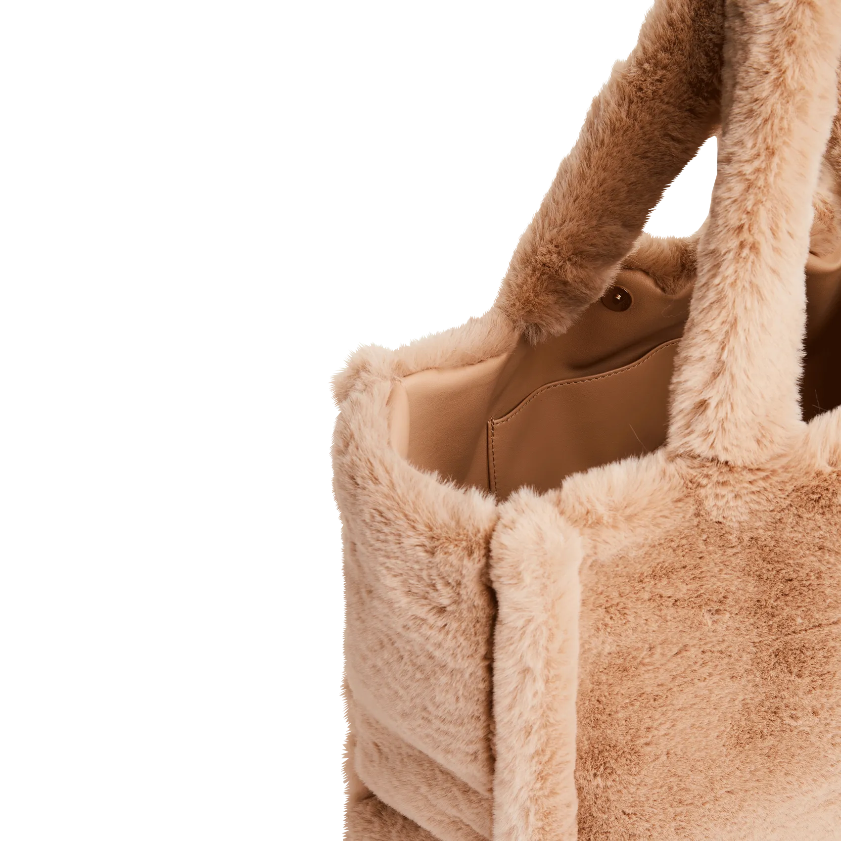  SAISON 1865   Borsa in pelliccia ecologica | Beige