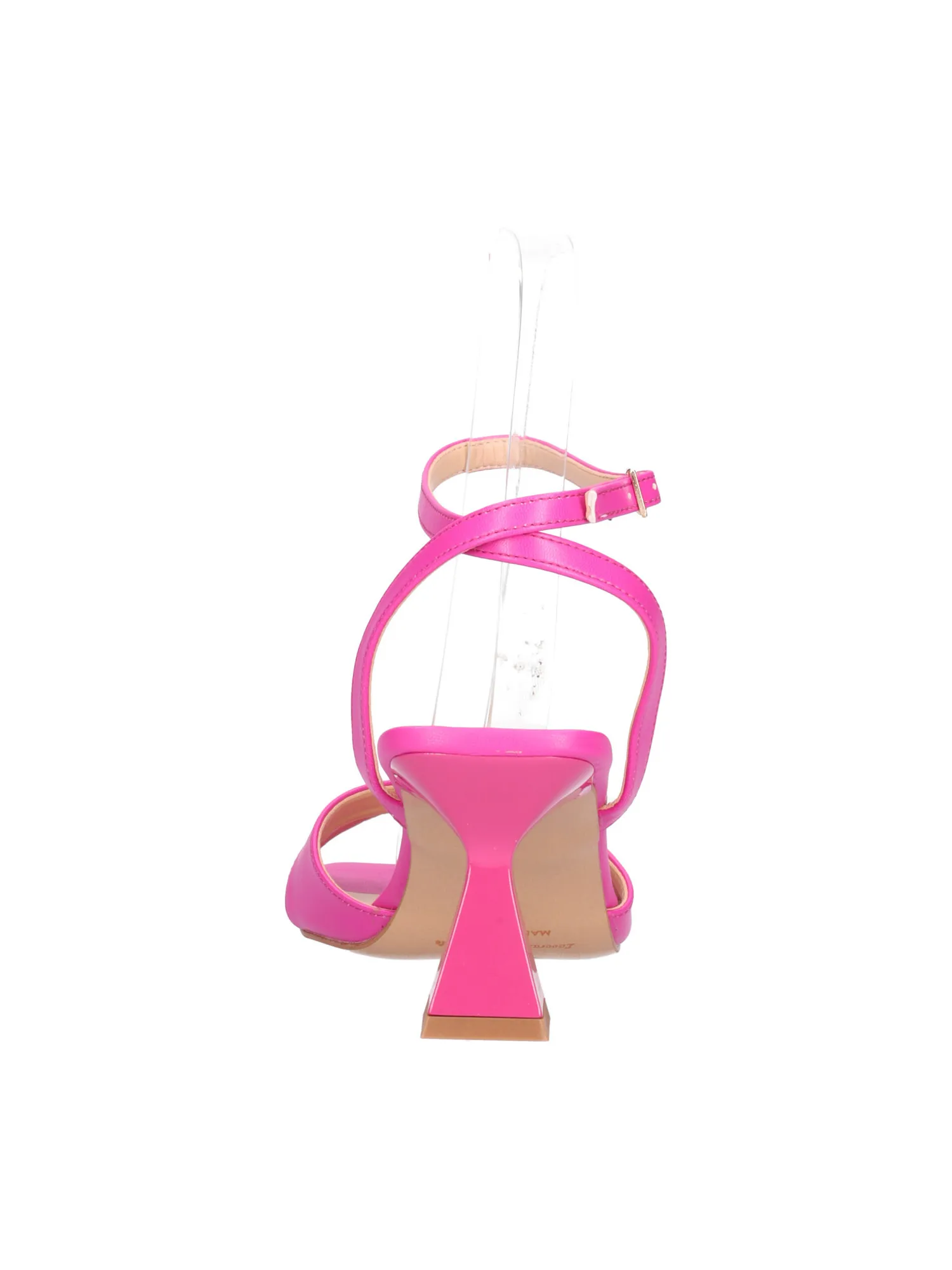 Sandalo con tacco largo Liviana da donna fucsia