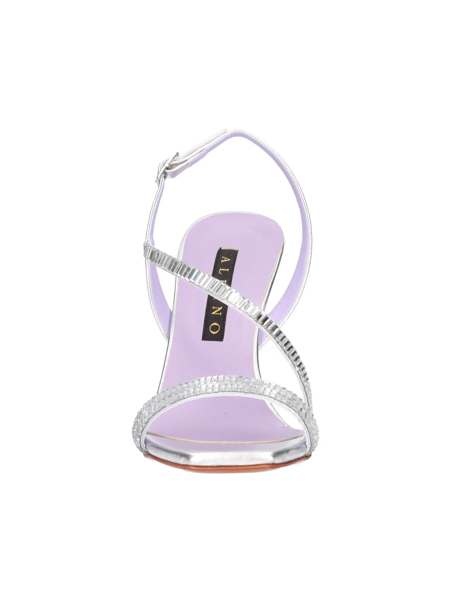 Sandalo elegante con tacco fino Albano da donna argento