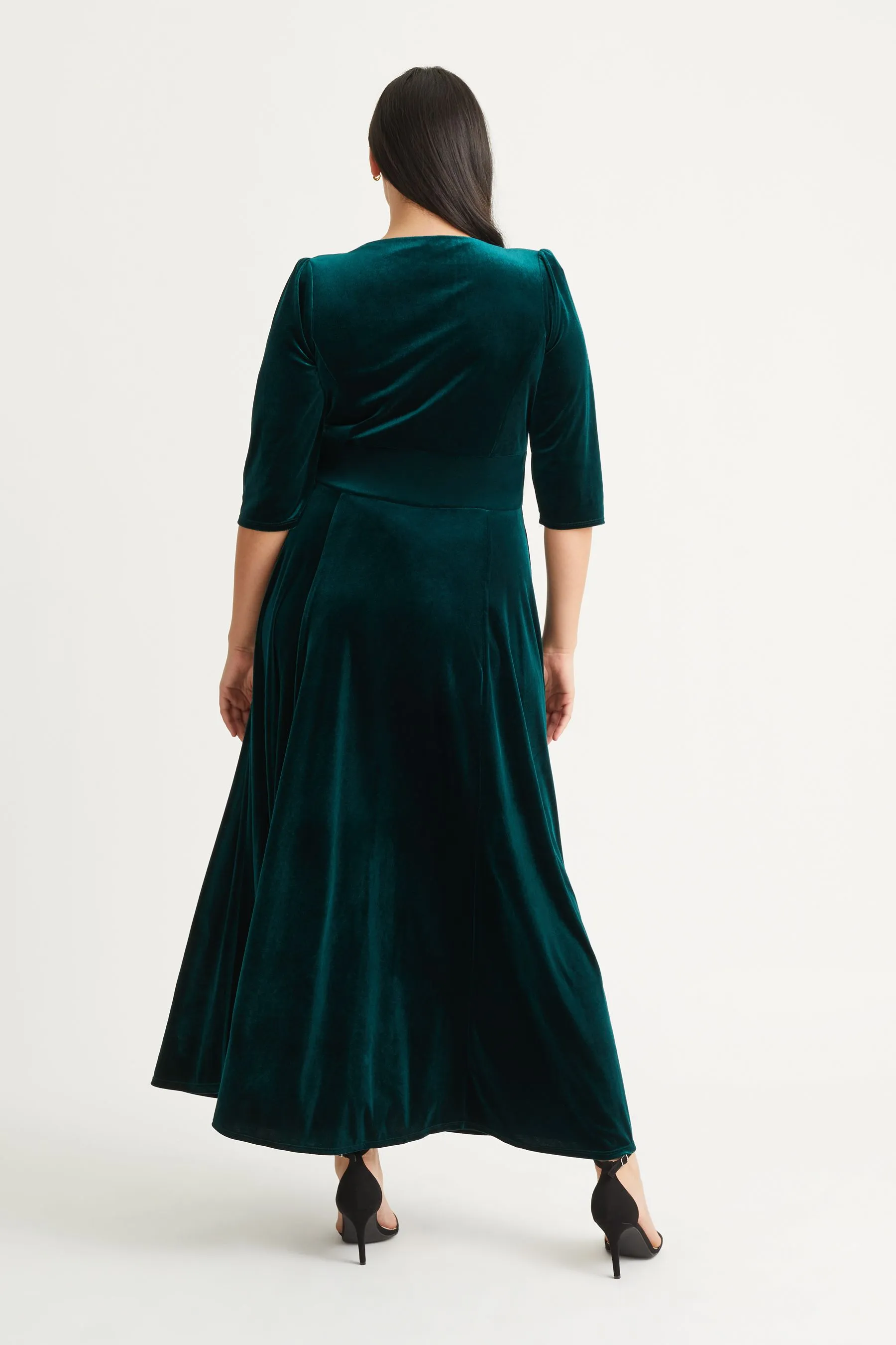 Scarlett & Jo Verity - Abito maxi in velluto