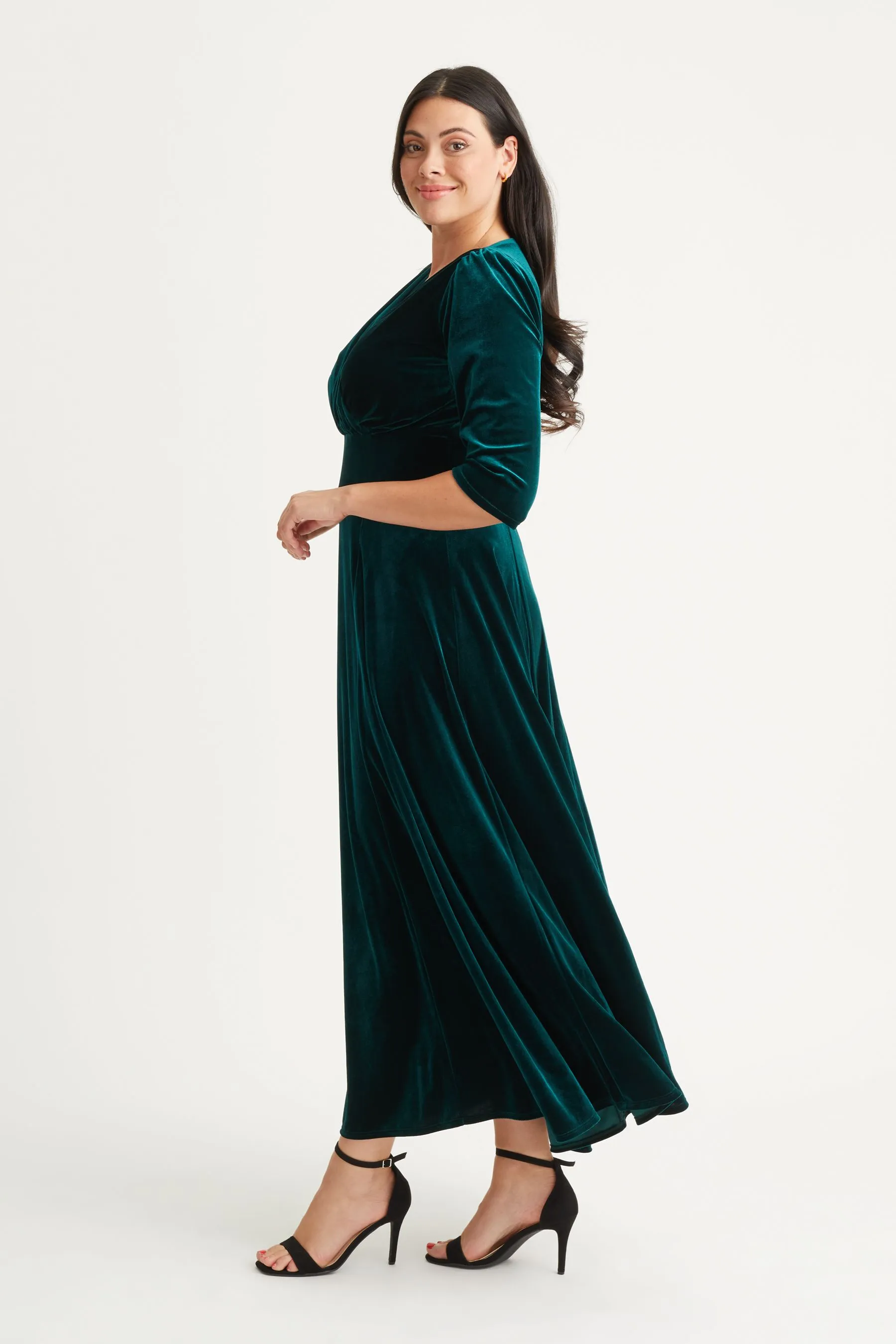 Scarlett & Jo Verity - Abito maxi in velluto