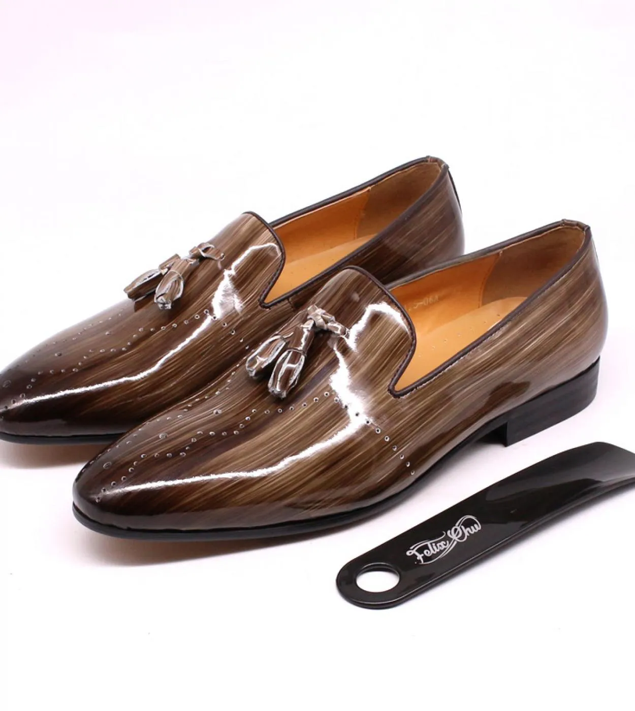 Scarpe da uomo da sposa Colore giallo Scarpe da uomo gialle Scarpe da uomo gialle da sposa Scarpe casual in pelle da uomo