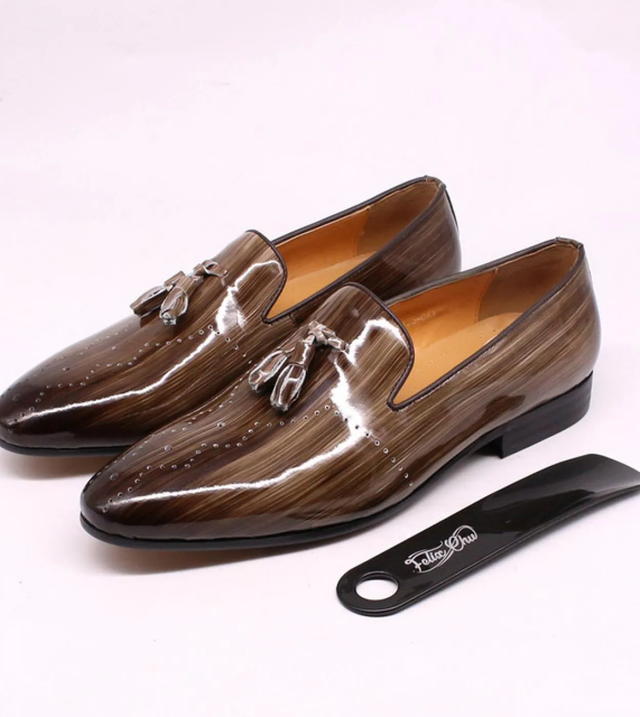 Scarpe da uomo da sposa Colore giallo Scarpe da uomo gialle Scarpe da uomo gialle da sposa Scarpe casual in pelle da uomo