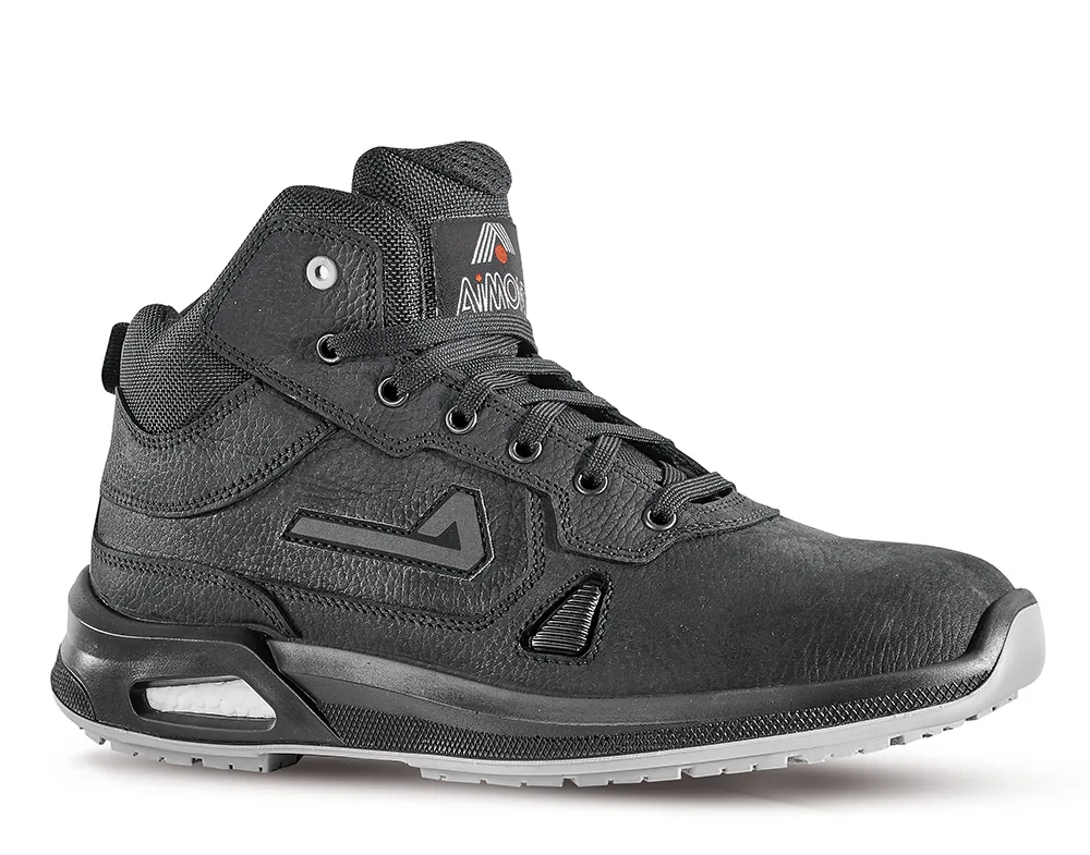 Scarponcini antinfortunistici S3 AIMONT da  Unisex tg. 37, col. Nero, ESD, resistenti all'acqua, con puntale di