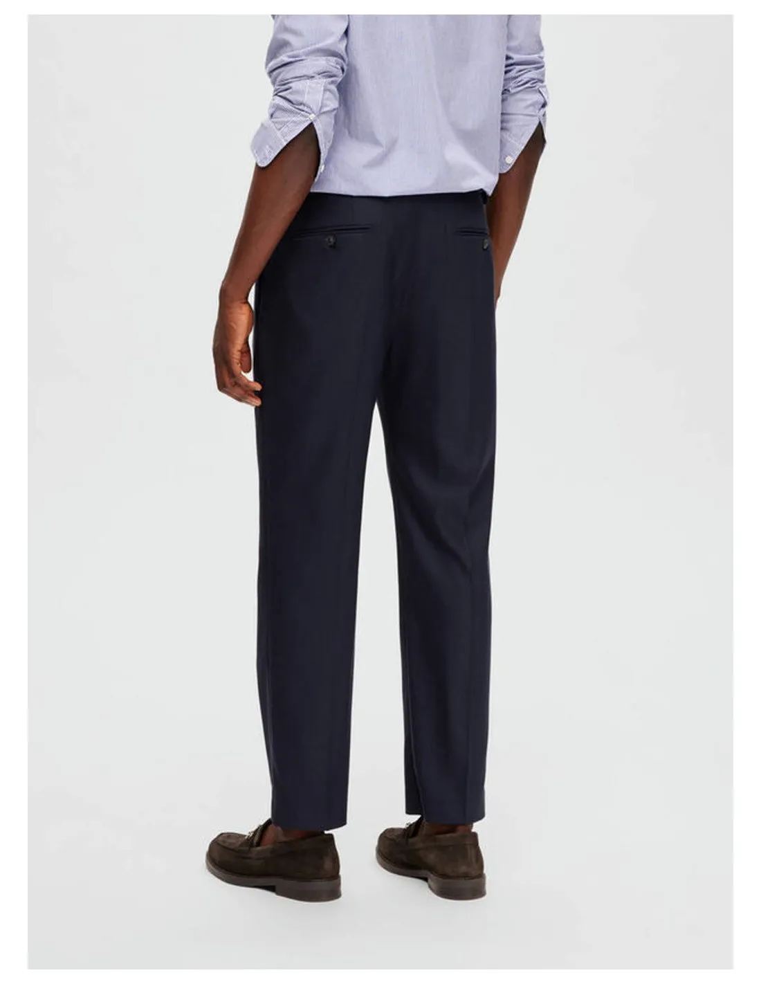 SELECTED UOMO SLHCOMFORT-BARRY STRUC WOOL BUCKLE T