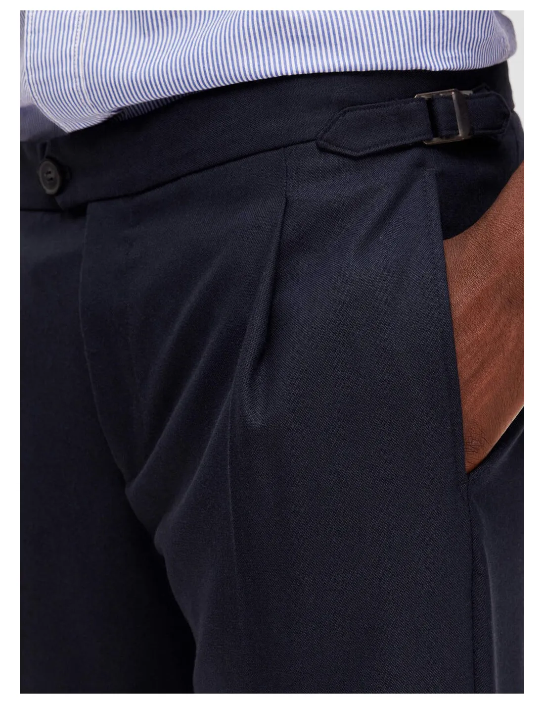 SELECTED UOMO SLHCOMFORT-BARRY STRUC WOOL BUCKLE T