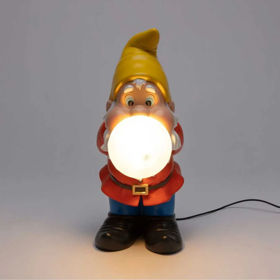 Seletti  Lampada da tavolo in resina con USB dal design moderno Gummy snooping - 2W - 2700k Luce Calda