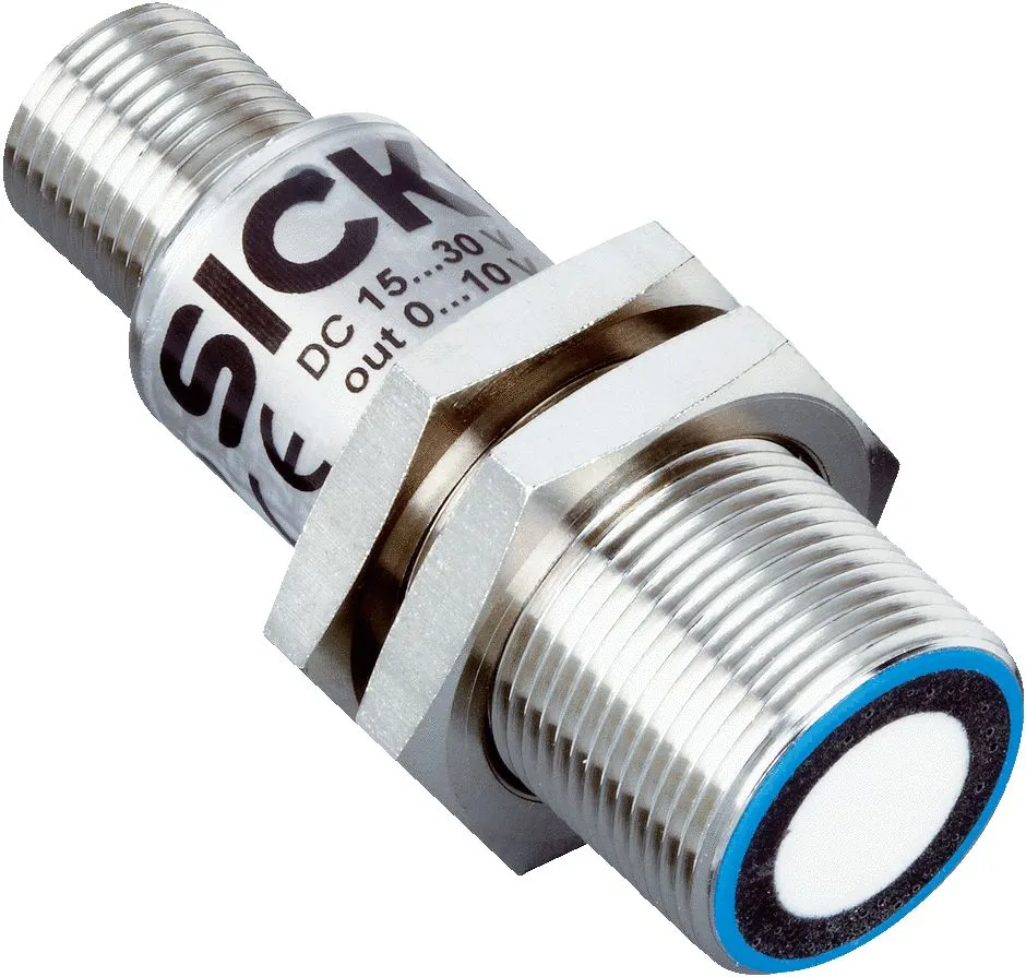 Sensore di prossimità Cilindro filettato SICK, M18, rilevamento 250mm, 10 → 30 V c.c.
